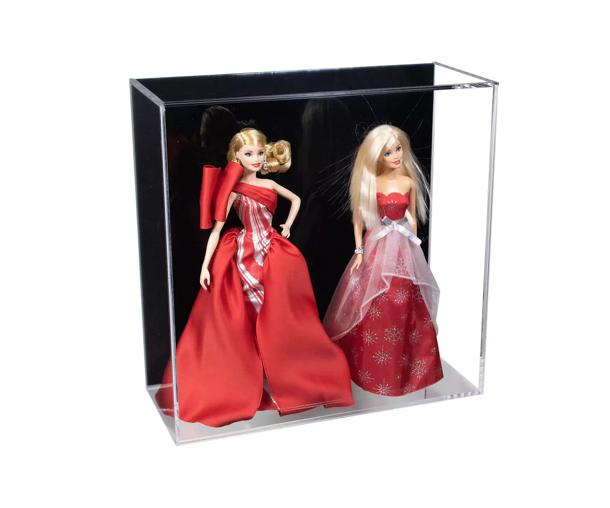 Clear Acrylic Double Doll Display Case (A124A)