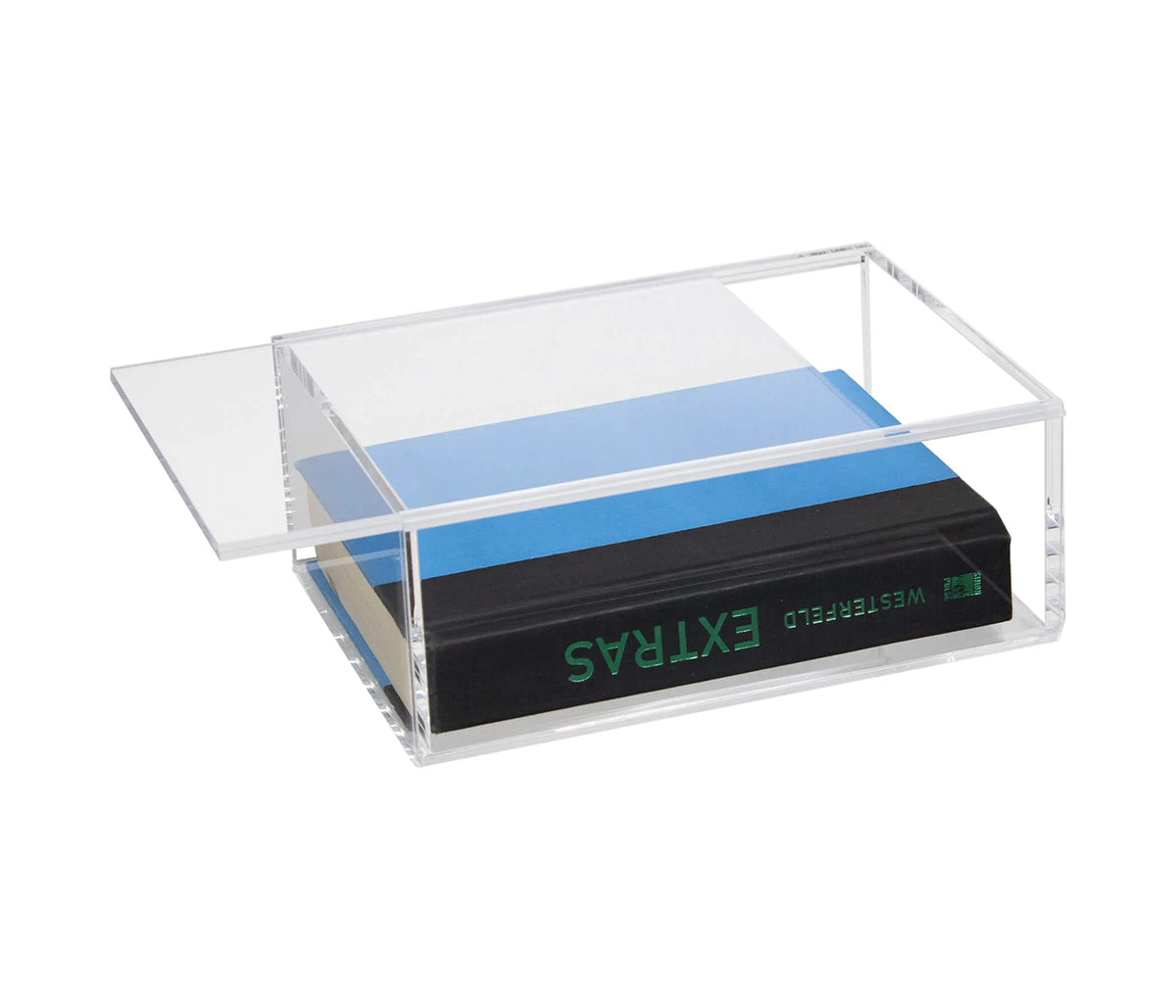 Acrylic Slide Back Book Display Cases