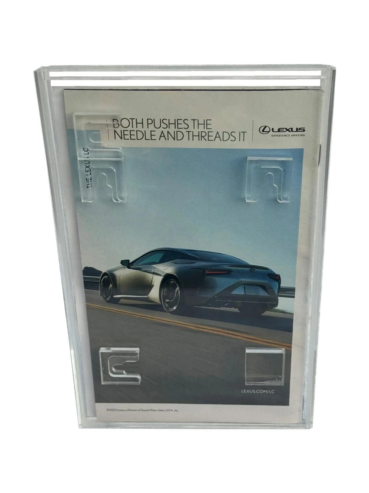 Clear Acrylic Display Case for Collectible Magazine, Comic Book or Playbill
