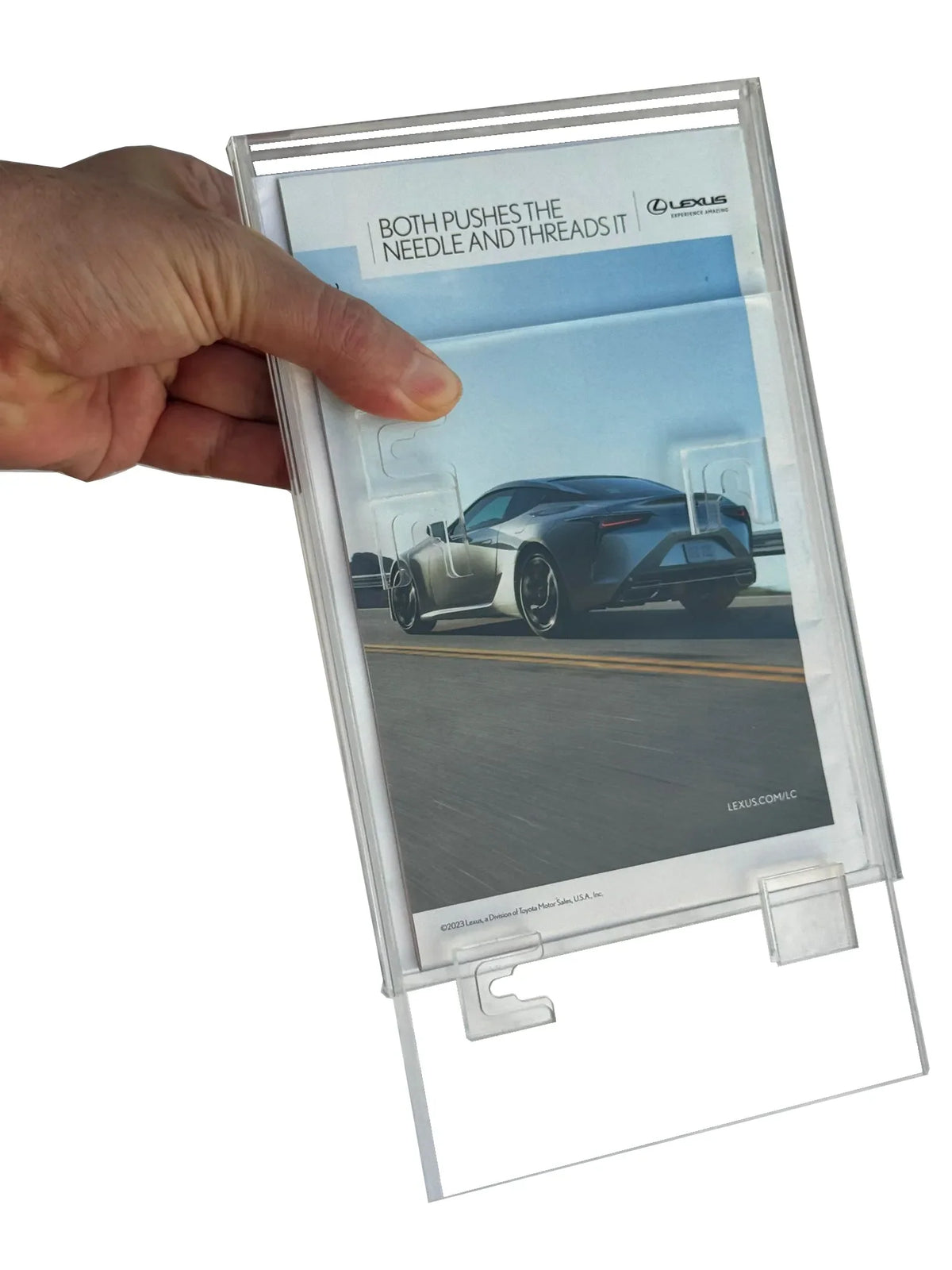 Clear Acrylic Display Case for Collectible Magazine, Comic Book or Playbill