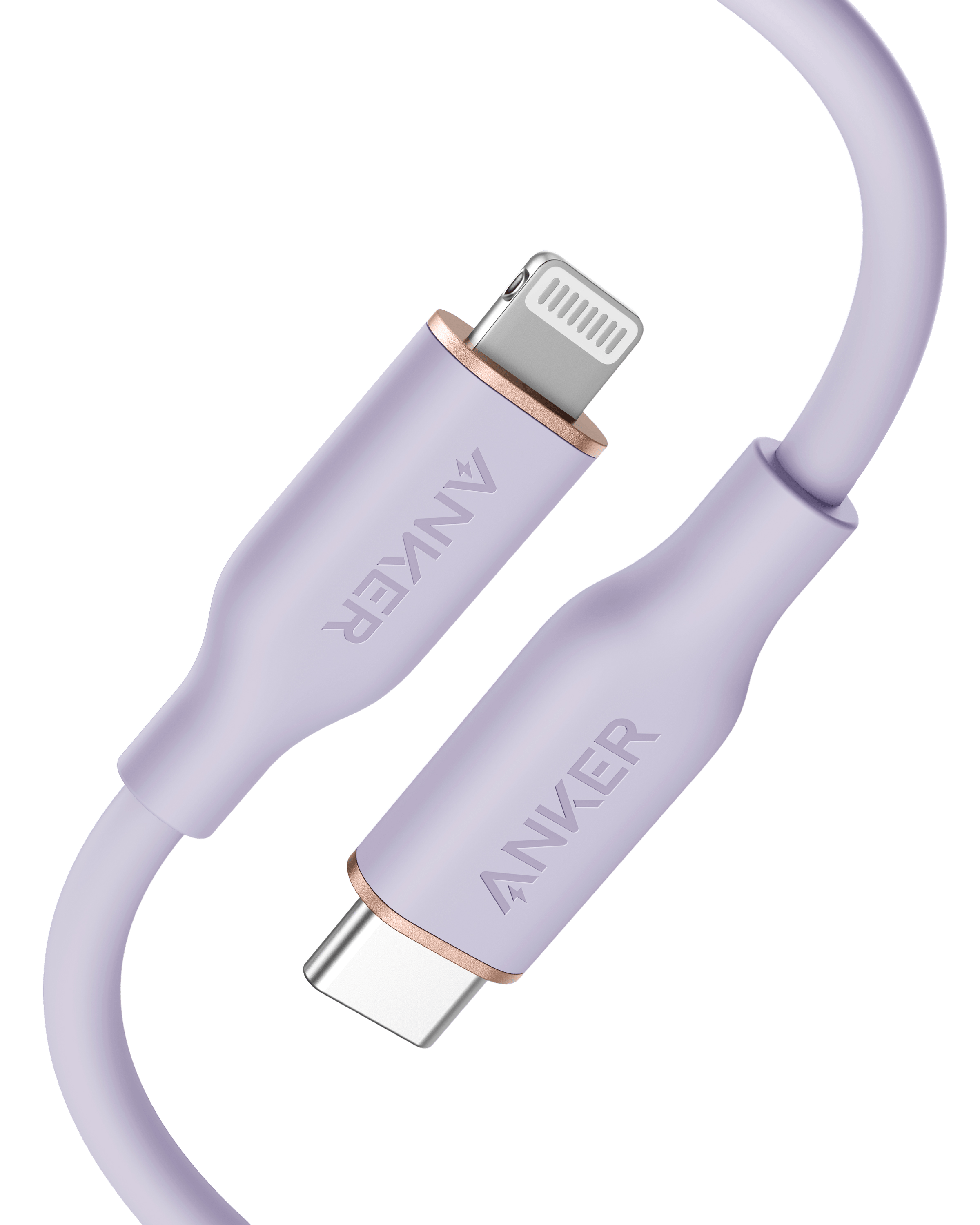 Anker <b>641</b> USB-C to Lightning Cable (Flow, Silicone)