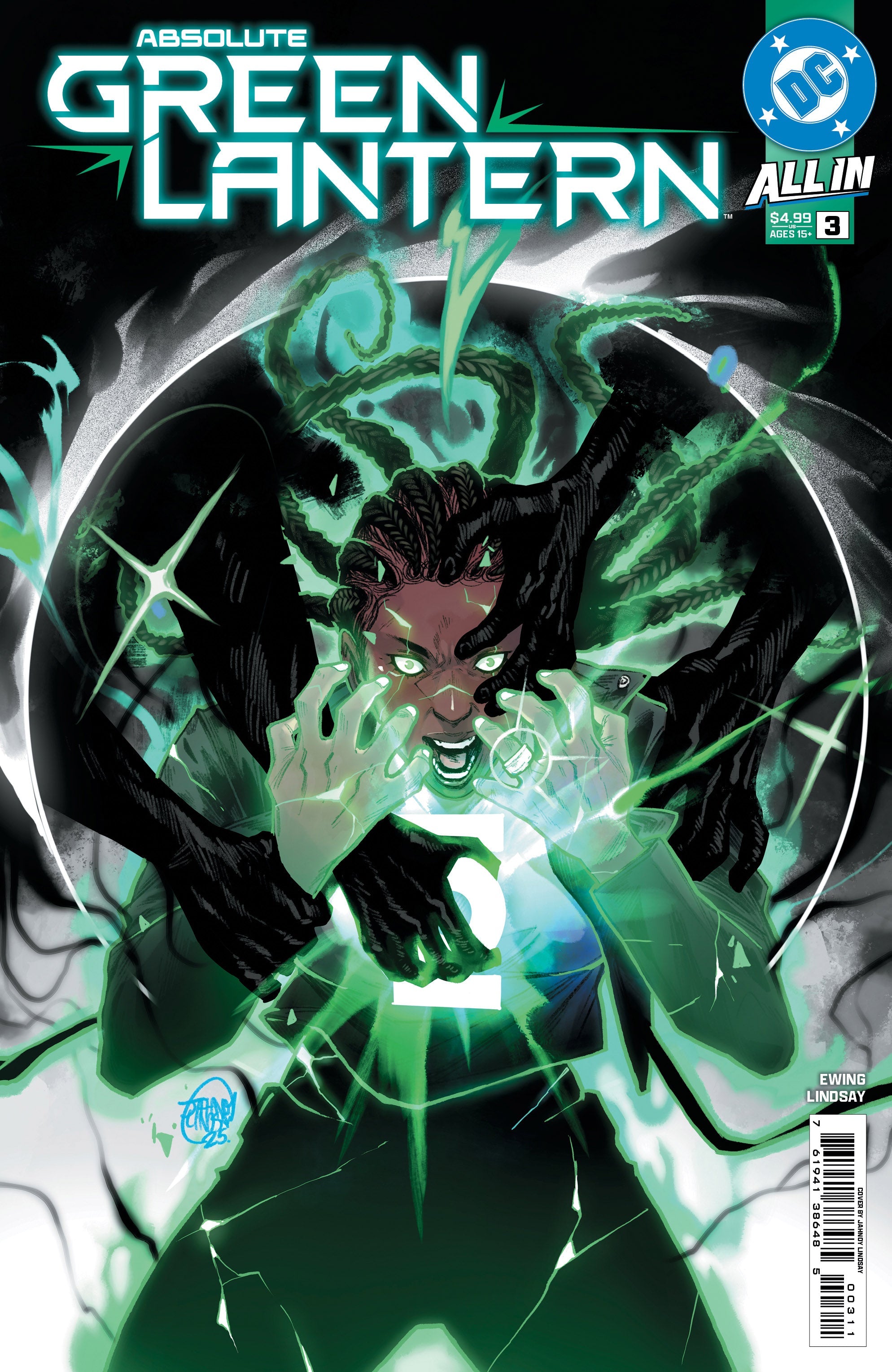 Absolute Green Lantern #3 2nd Print Jahnoy Lindsay Variant (10/08/2025) Dc