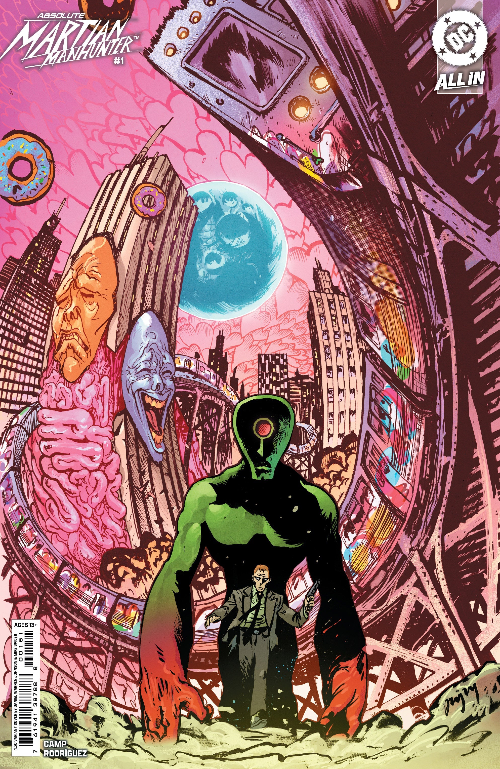 Absolute Martian Manhunter #1 (Of 6) J 1:50 Daniel Warren Johnson Variant (03/26/2025) Dc