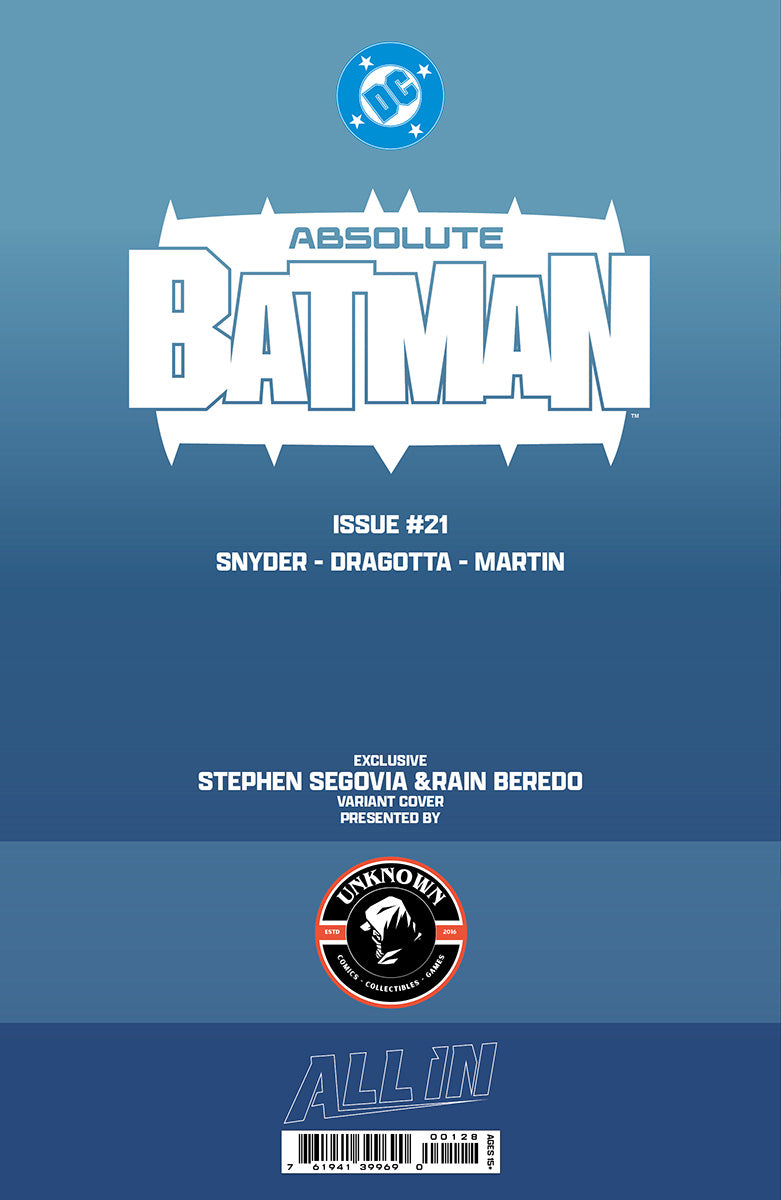 ABSOLUTE BATMAN #21 STEPHEN SEGOVIA EXCLUSIVE VAR (06/17/2026)