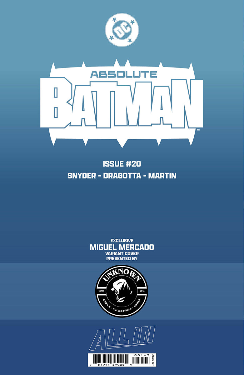 ABSOLUTE BATMAN #20 MIGUEL MERCADO EXCLUSIVE VAR (05/13/2026)
