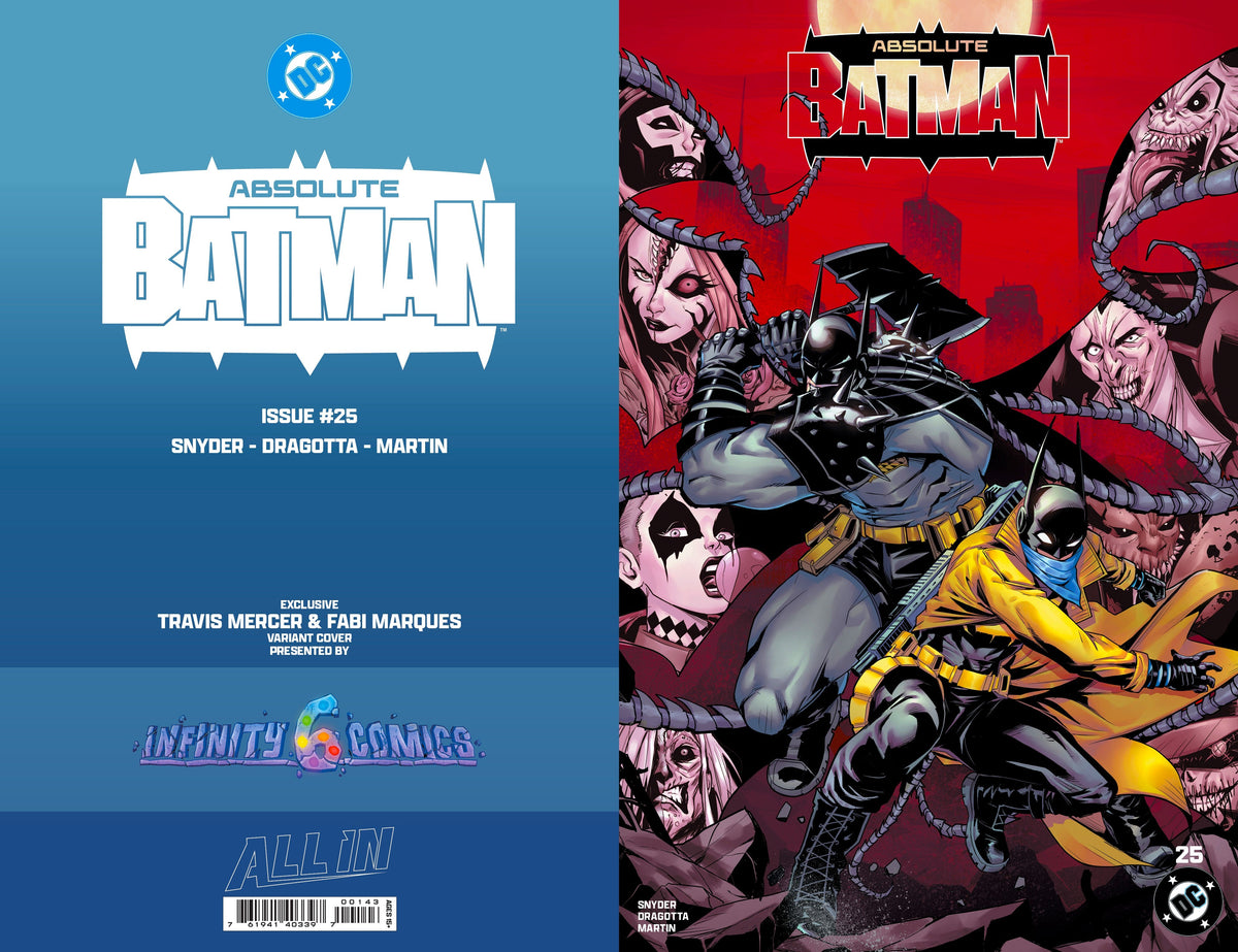 ABSOLUTE BATMAN #25 TRAVIS MERCER FOIL TRADE + FREE COVER A