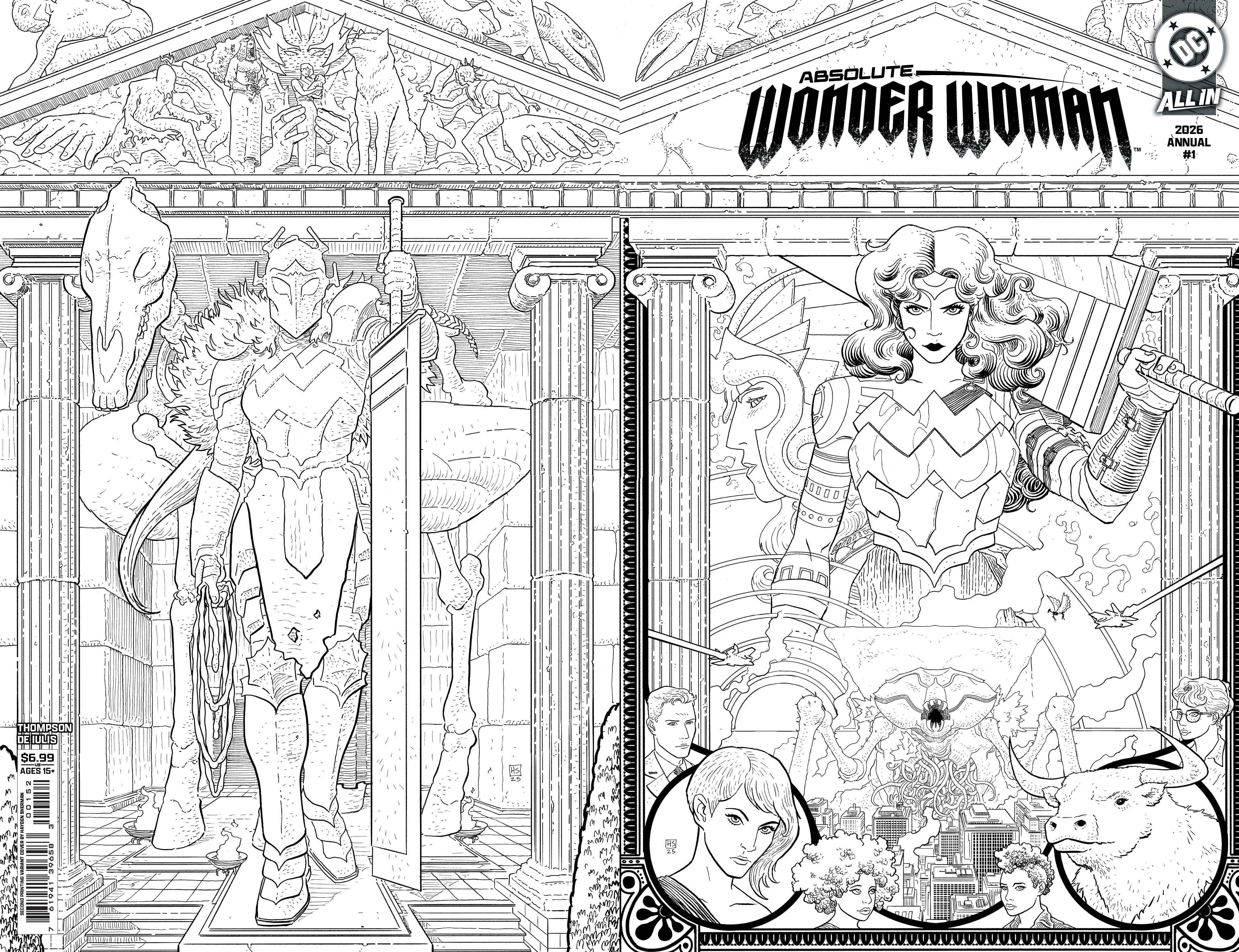 Absolute Wonder Woman Annual 2026 #1 (One Shot) 2nd Print B Hayden Sherman Variant (04/15/2026) Dc