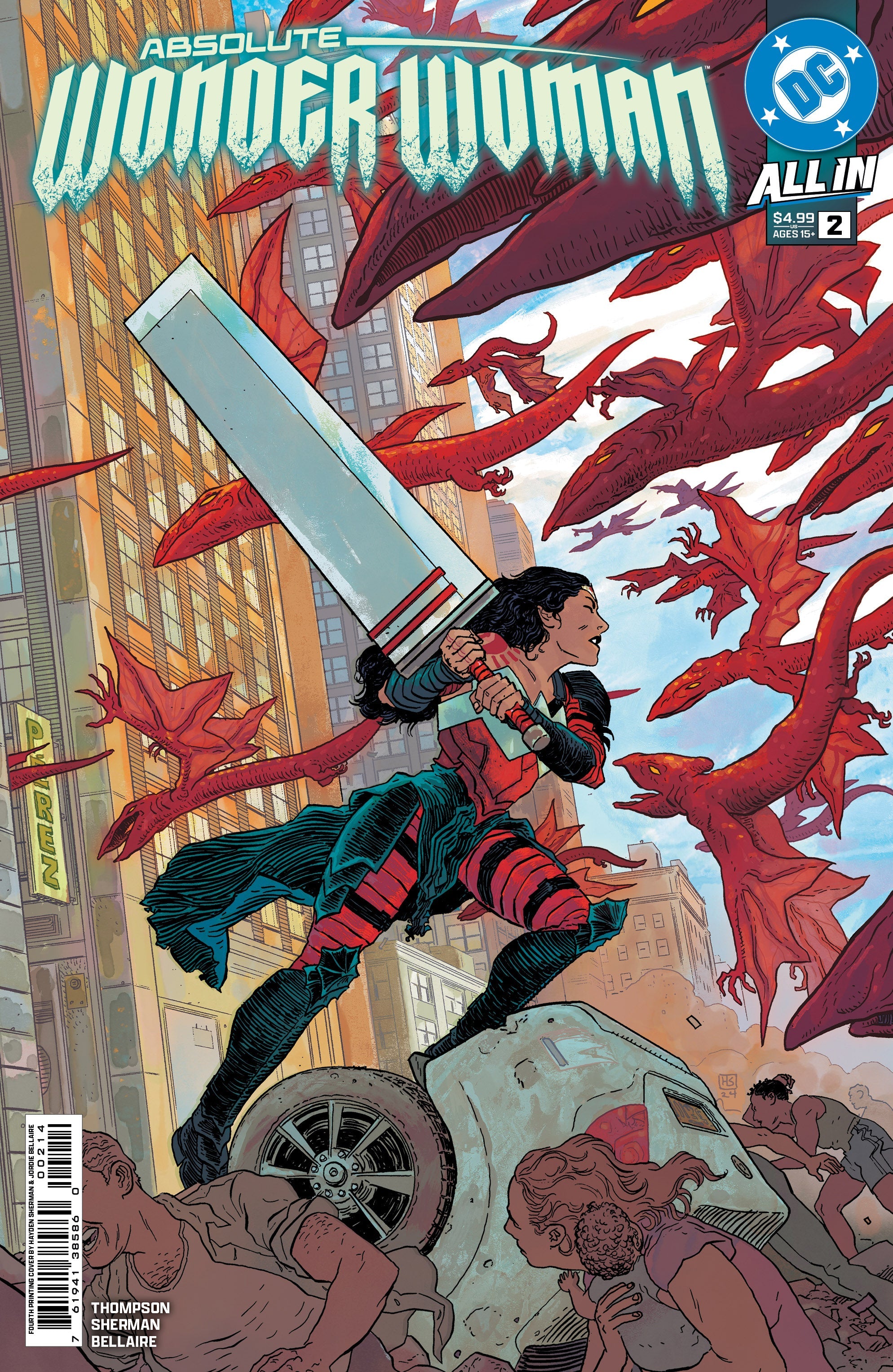 Absolute Wonder Woman #2 5th Print Hayden Sherman Variant (09/17/2025) Dc