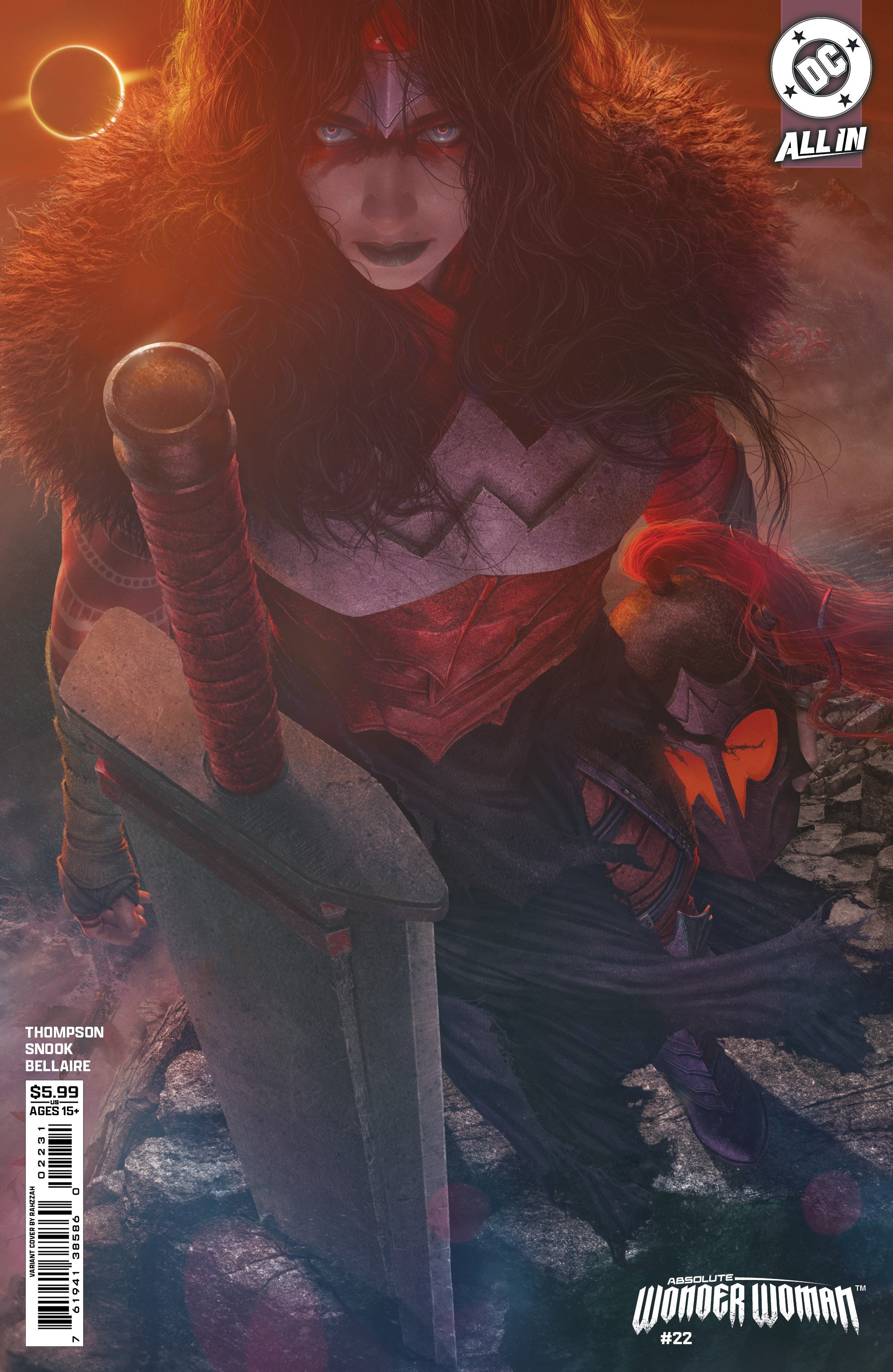 Absolute Wonder Woman #22 C Rahzzah Variant (07/22/2026) Dc
