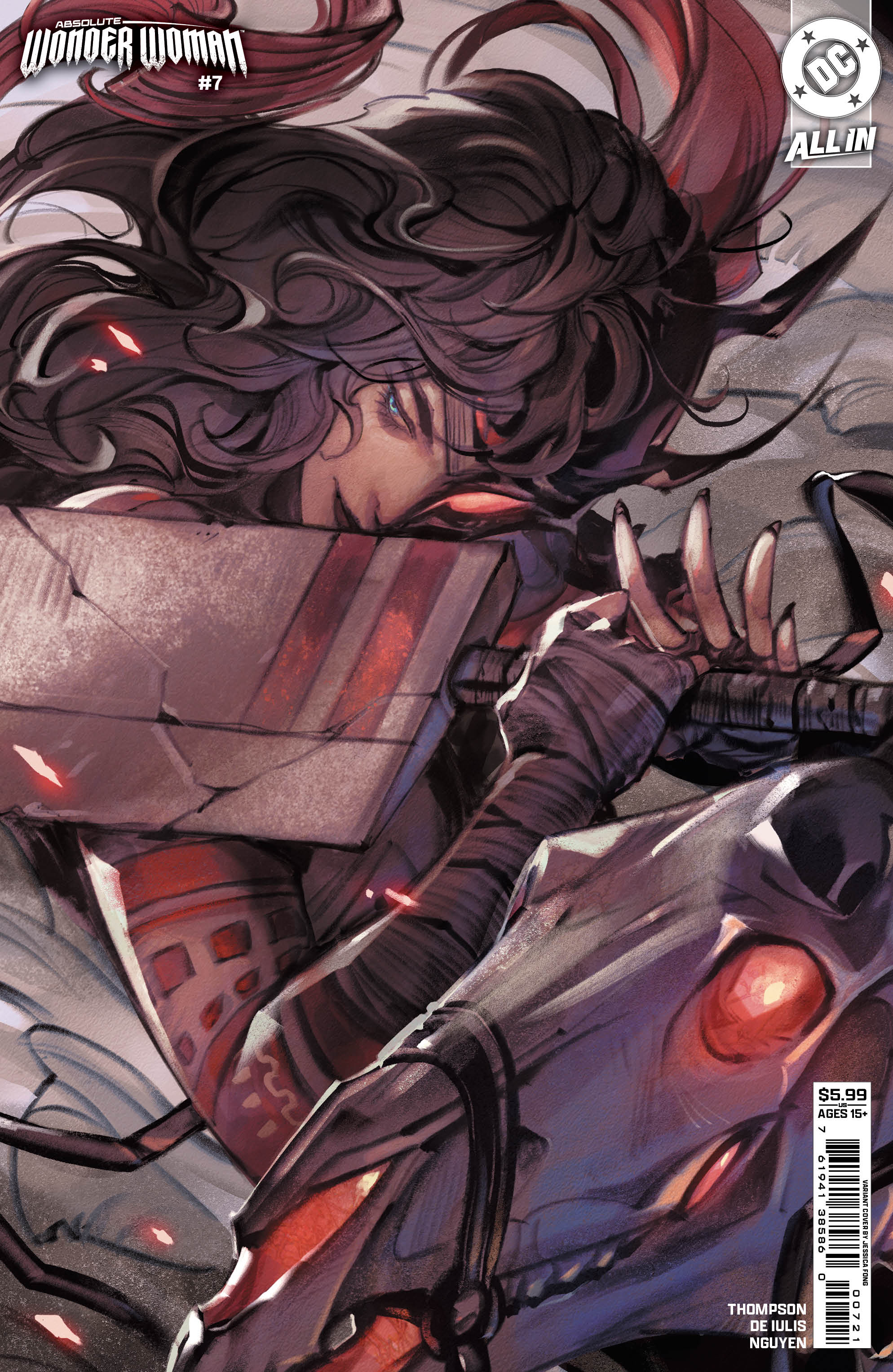 Absolute Wonder Woman #7 A1 Cover Set Of 5 1:25 1:50 (04/23/2025) Dc