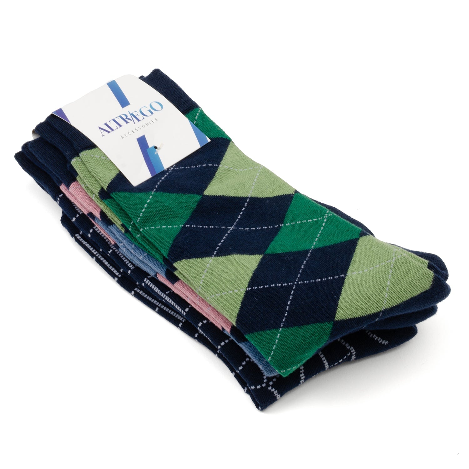 Argyle Hidden Message Sock Set