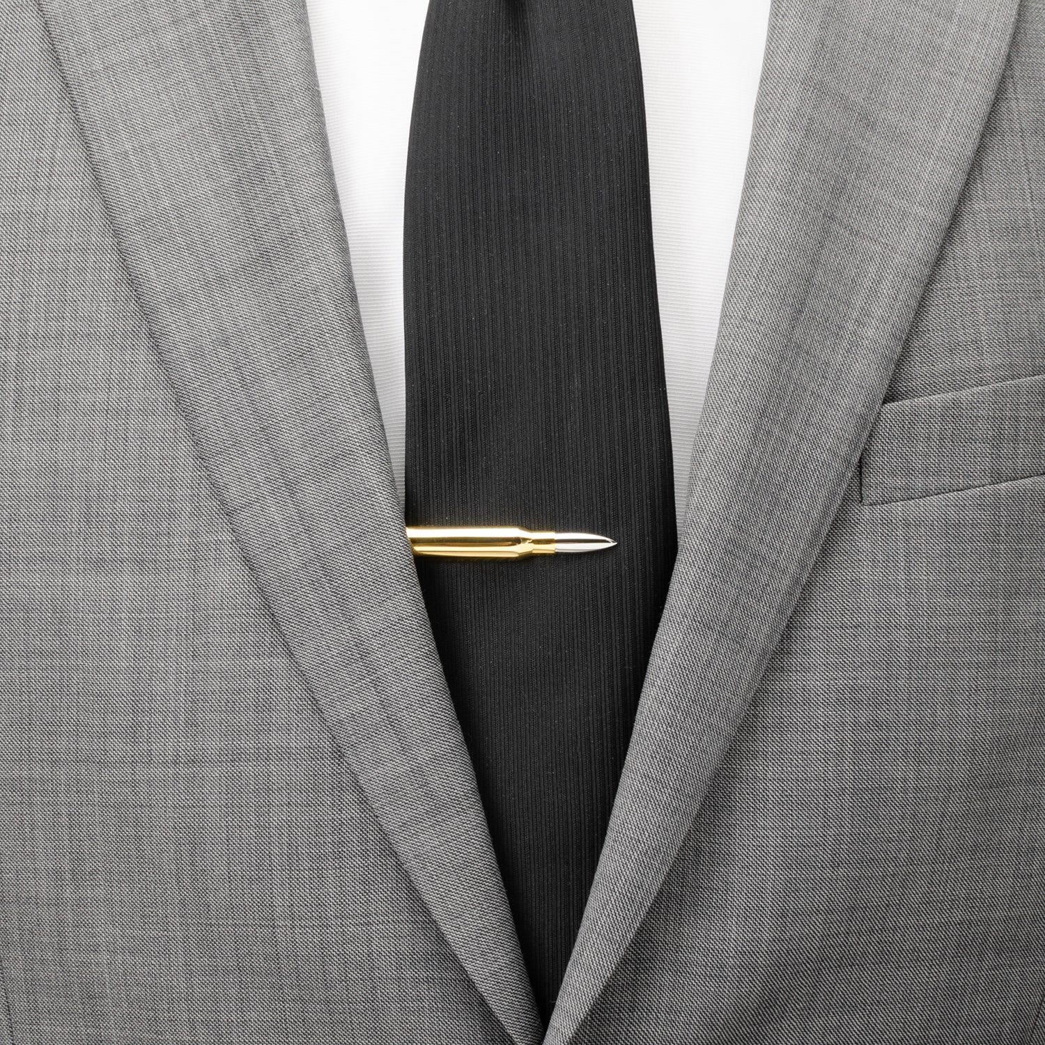 50 Cal Bullet Tie Clip