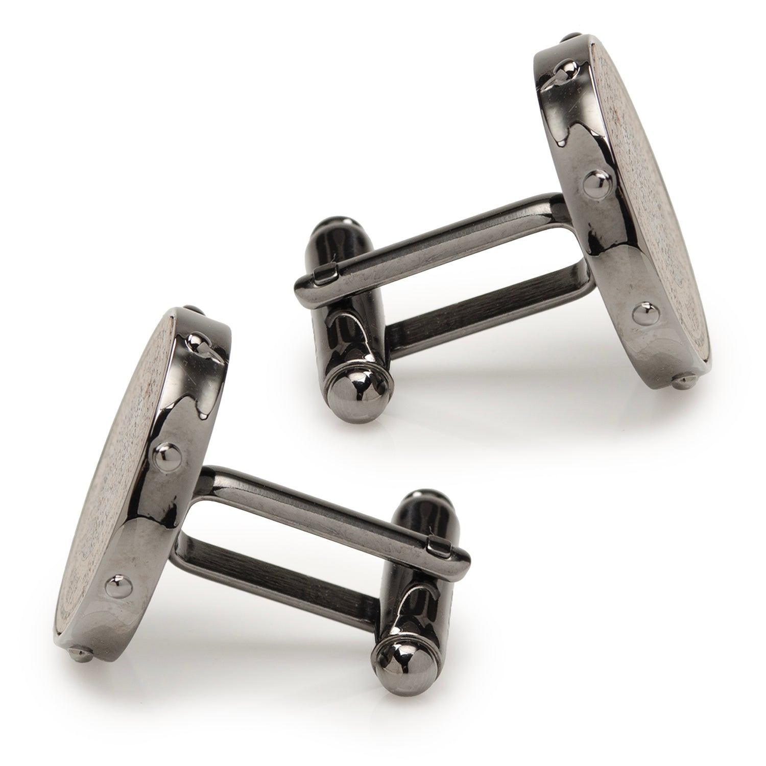 Wine Barrel Metal Cufflinks
