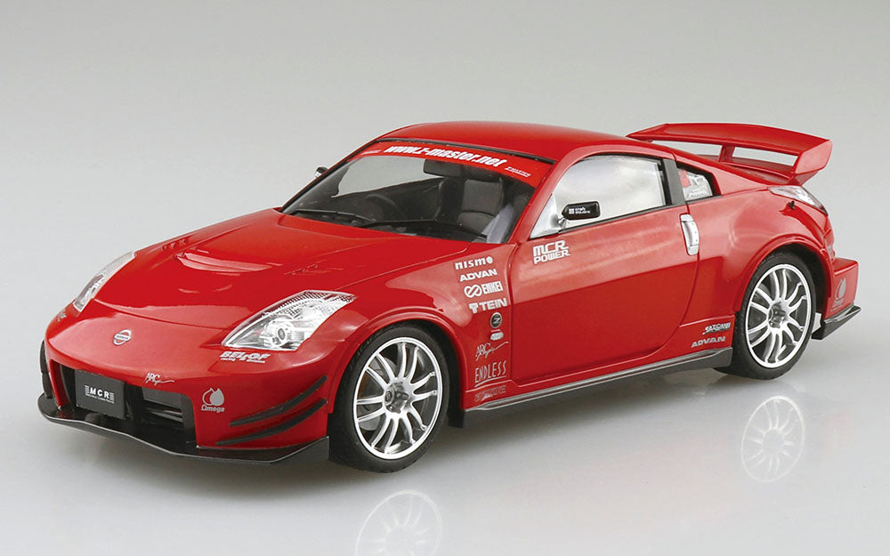Aoshima 1/24 MCR Z33 Nissan Fairlady Z 2005 Model Kit - JDM Sports Car