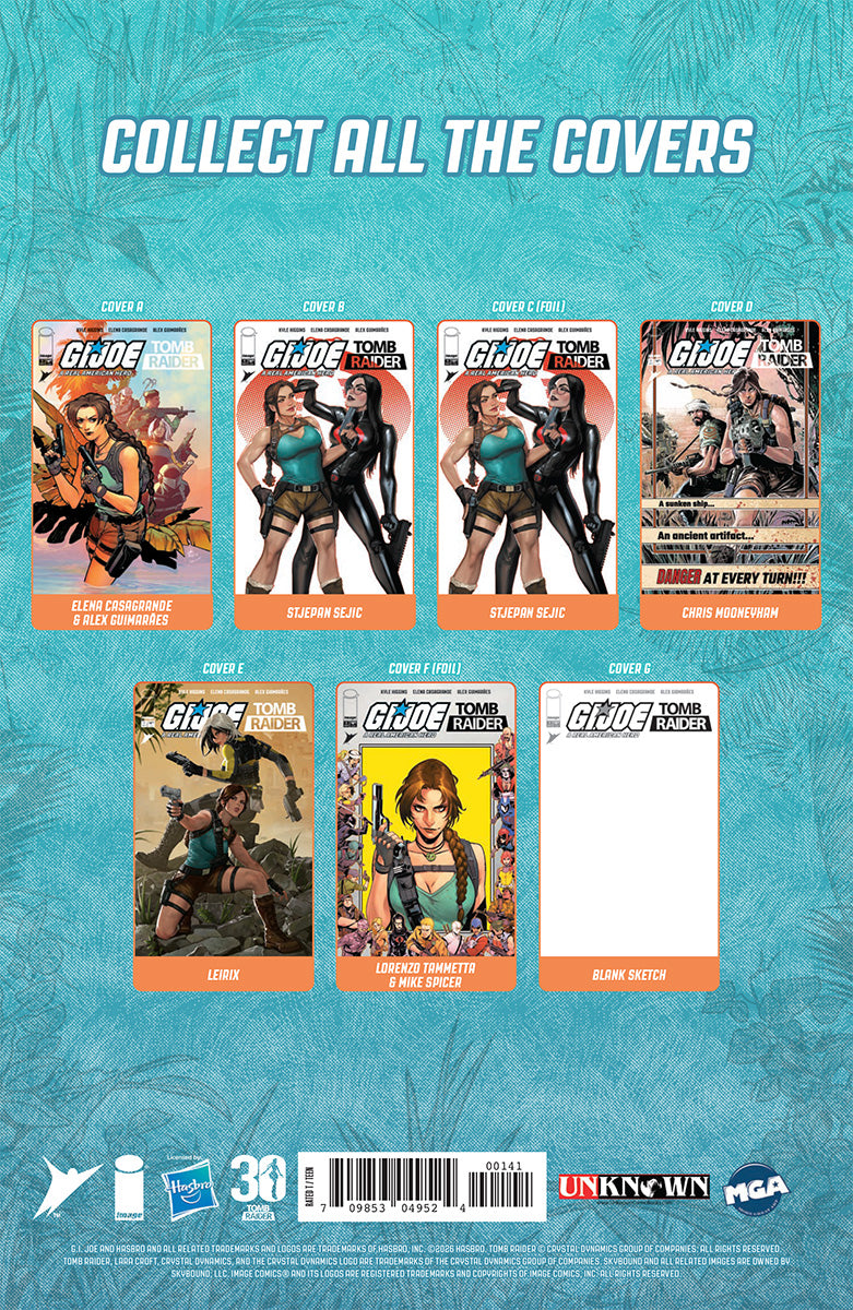 GI JOE A REAL AMERICAN HERO TOMB RAIDER #1 RANDY GREEN NYCC EXCLUSIVE VIRGIN VAR (10/28/2026)