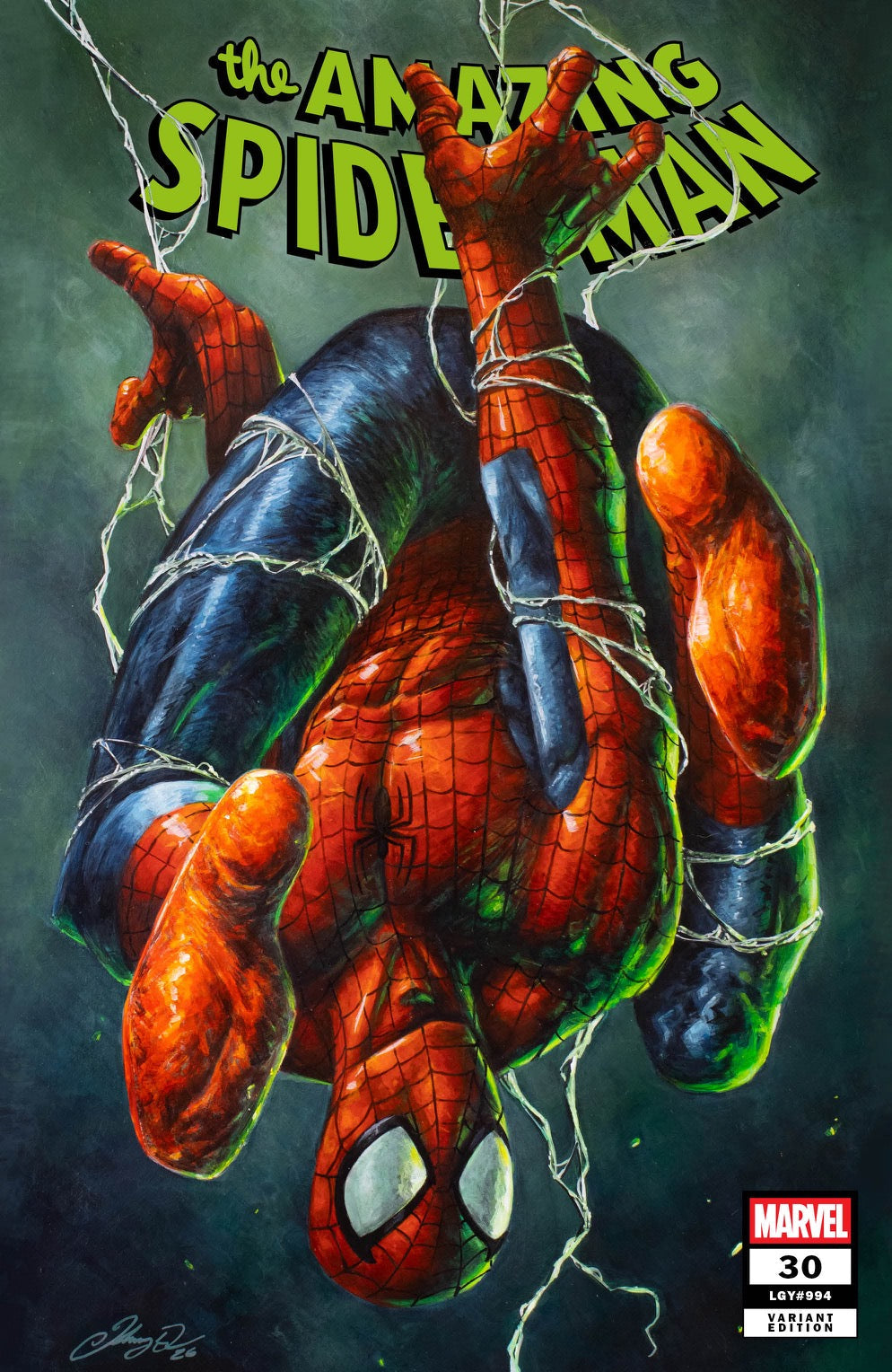 Spiderman #30 JOHNNY DESJARDINS HeroesCon Exclusive TRADE DRESS