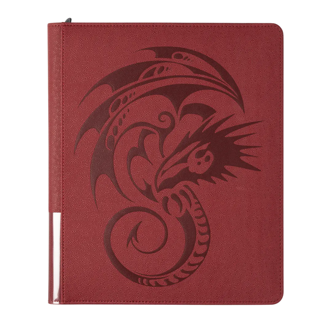 Card Codex Zipster Binder - Regular - Blood Red