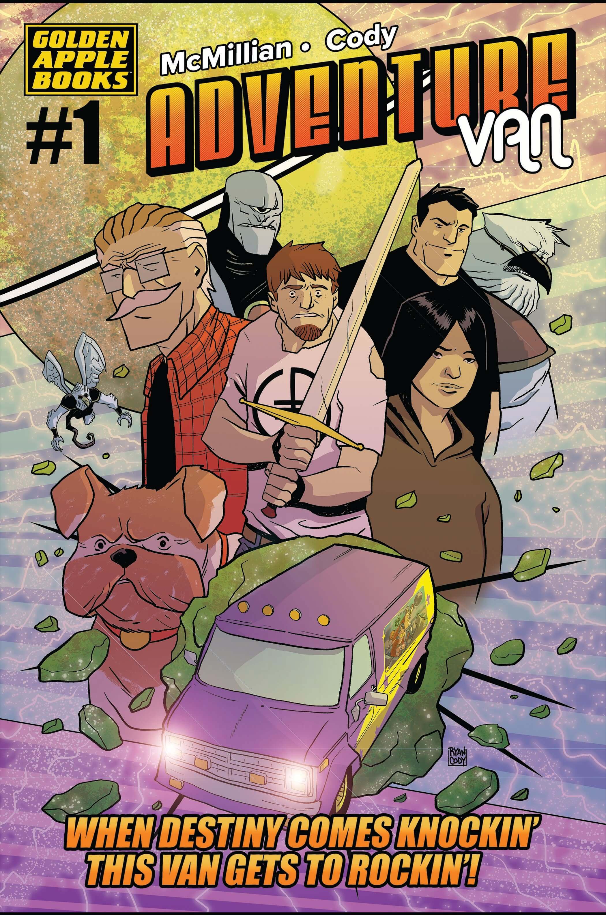 ADVENTURE VAN #1 (OF 5) Golden Apple Books Michael McMillian (08/29/2018)