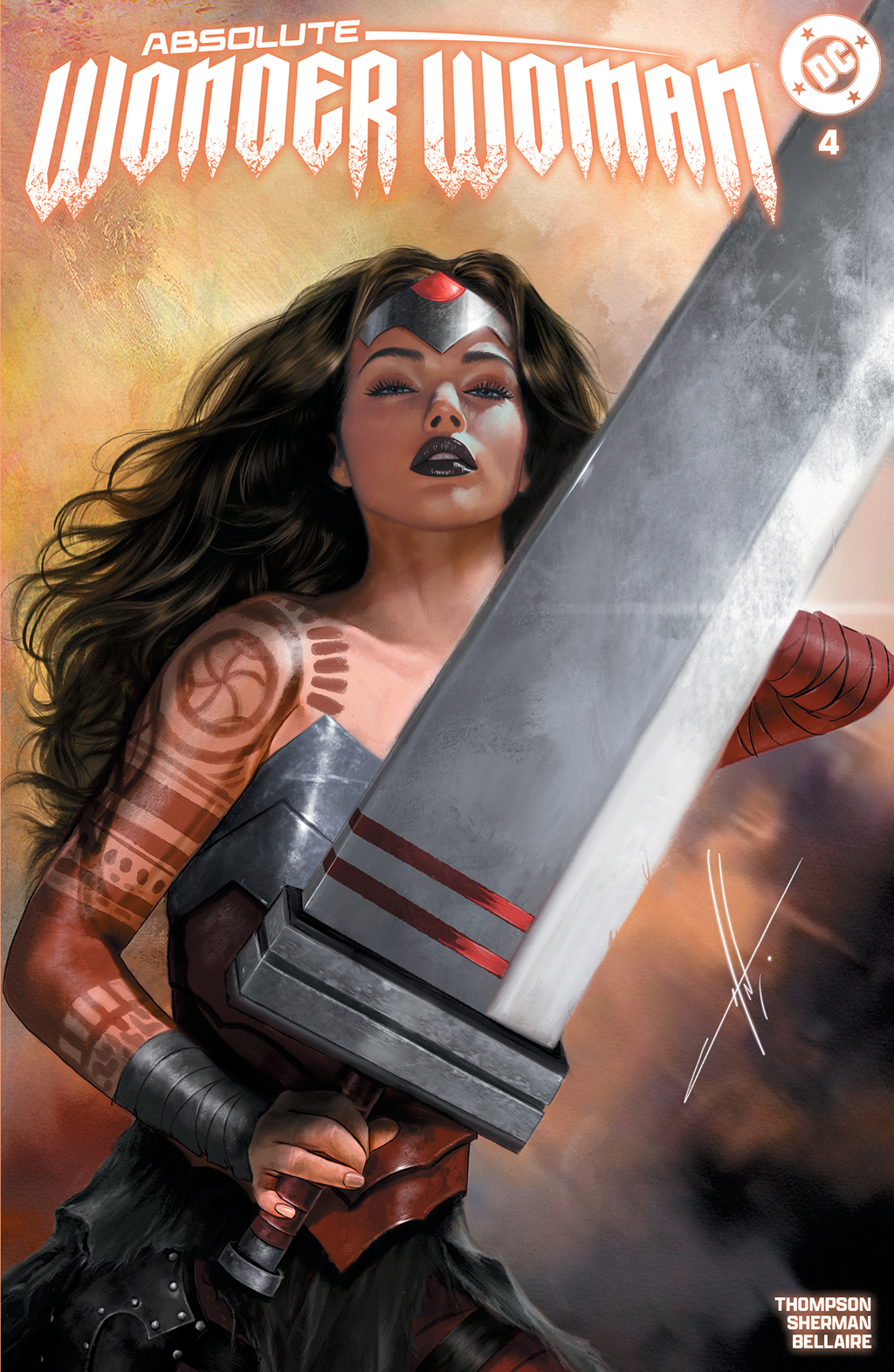 Absolute Wonder Woman 4 エクスクルーシブ アメコミリーフ Absolute Wonder Woman #4 | Carla Cohen Megacon 2025 Foil Exclusive Var