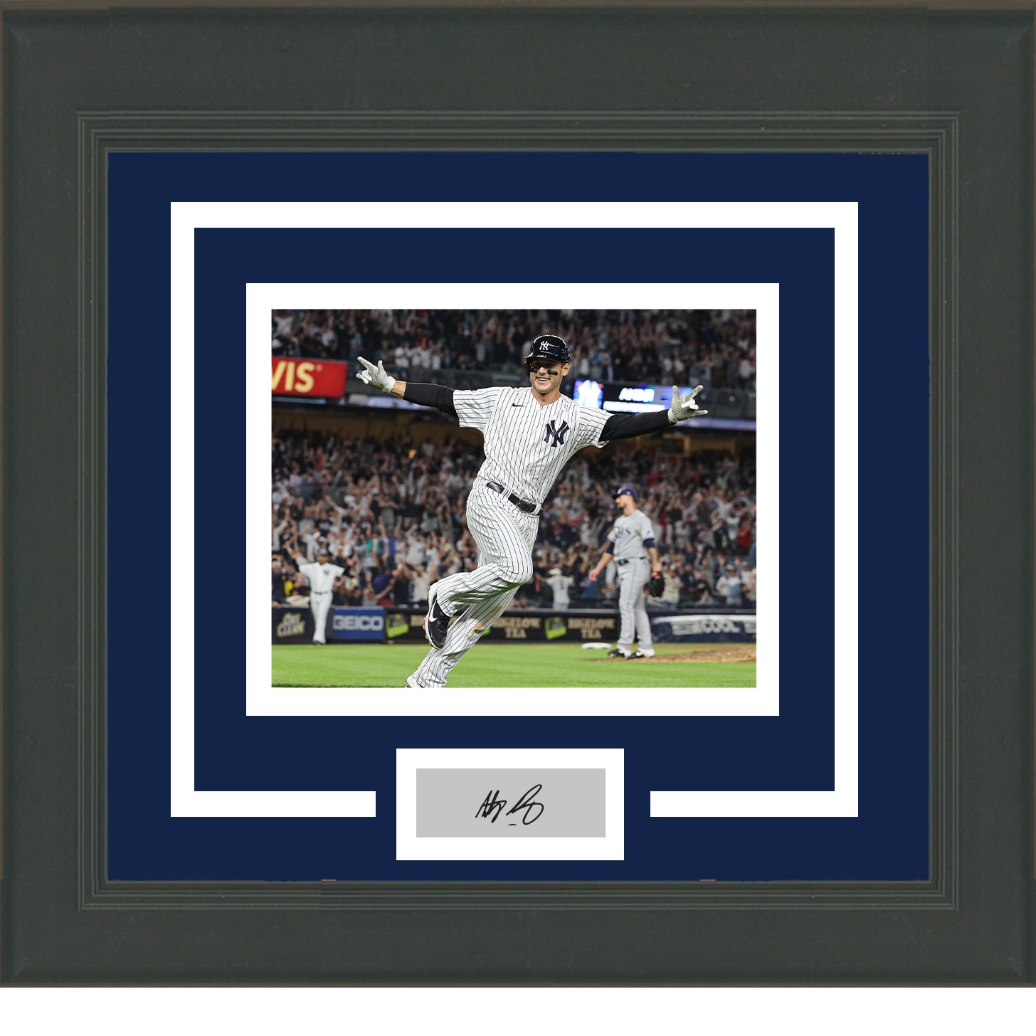Framed Anthony Rizzo Facsimile Laser Engraved Signature Auto New York Yankees 11x14 Baseball Photo