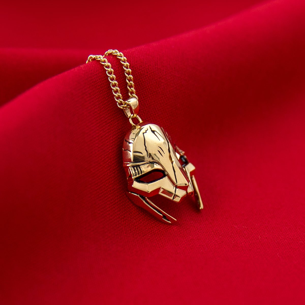 League of Legends X RockLove ARCANE Ambessa Mask Necklace
