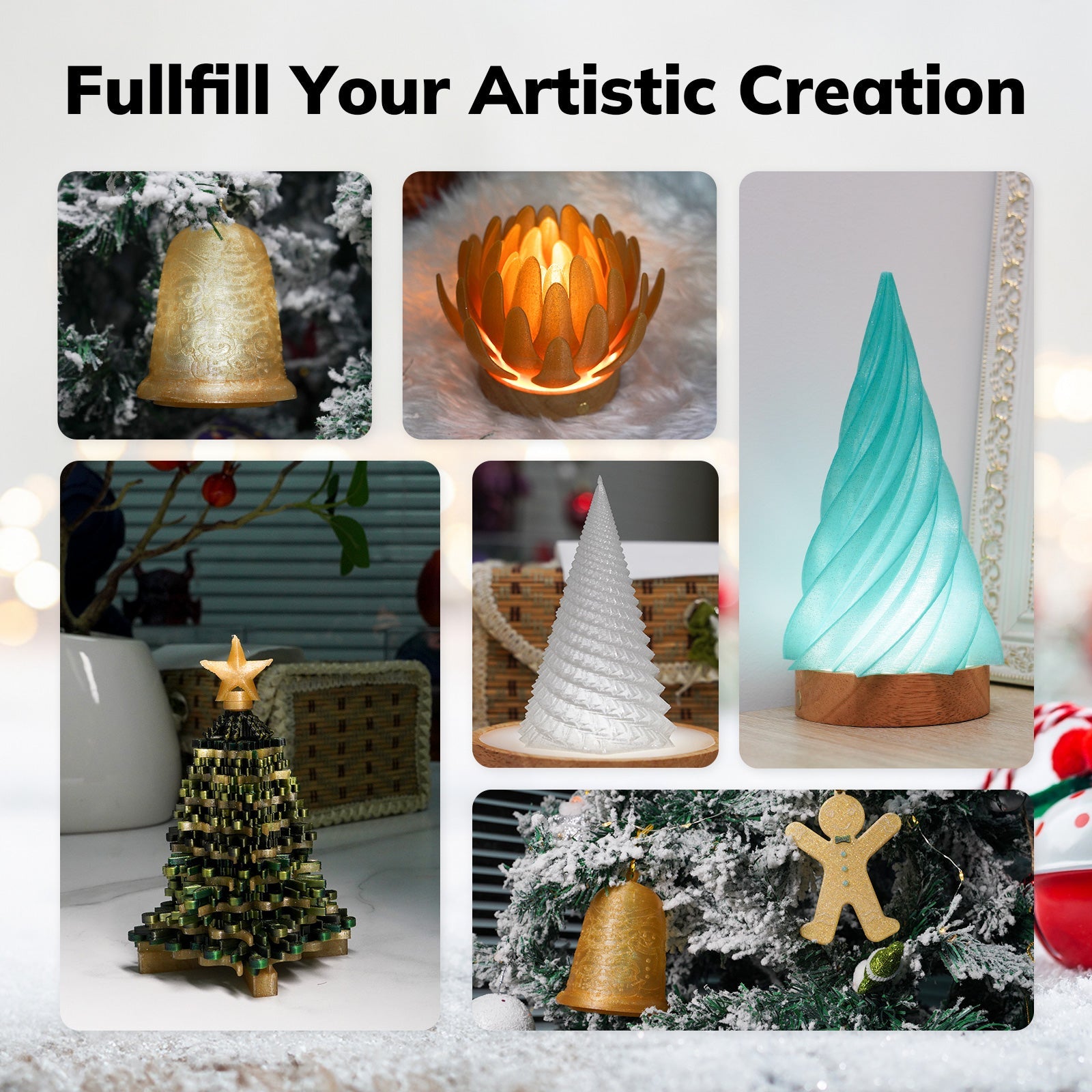 PLA Shiny Glitter Variety Pack (2x1KG) - 1.75MM