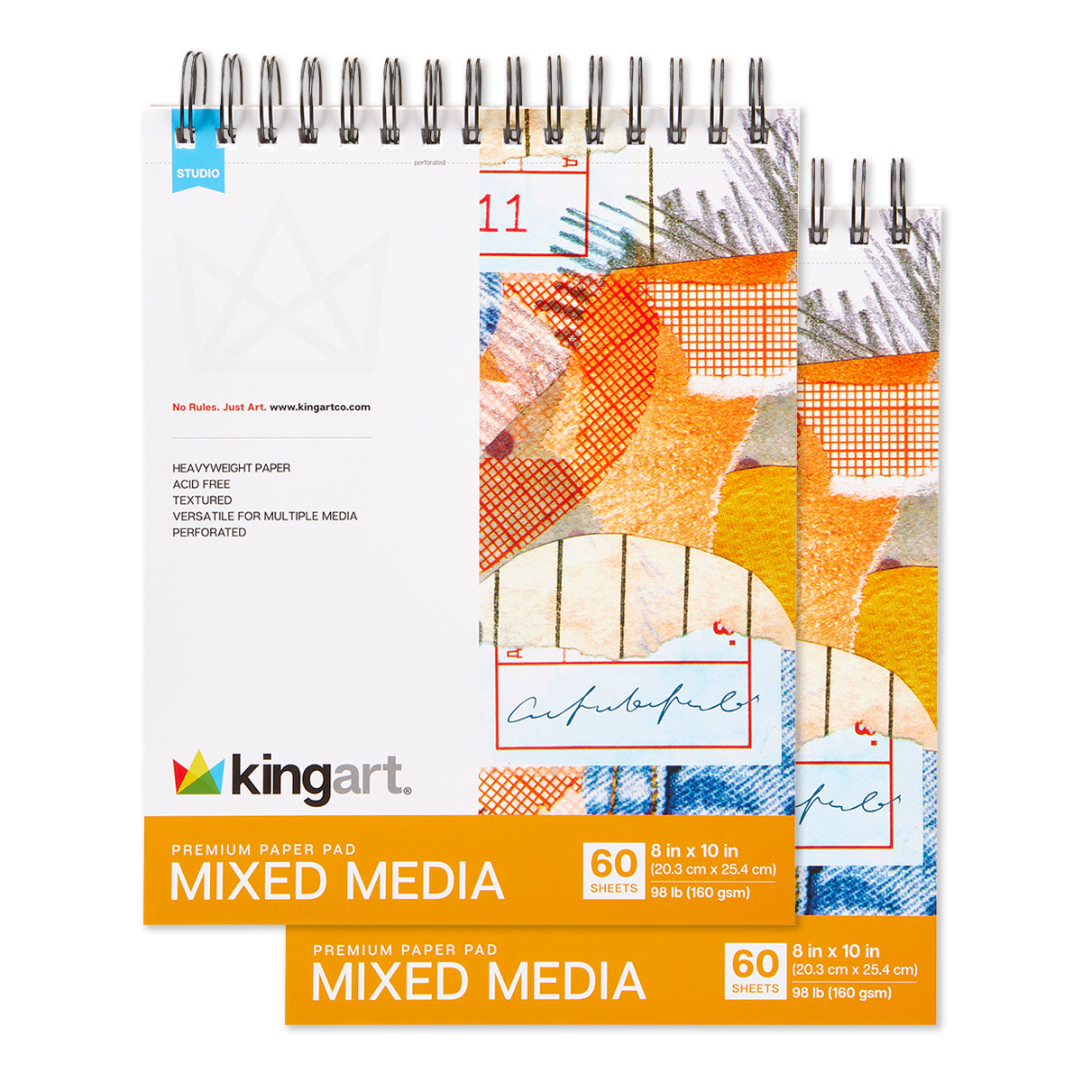 Mixed Media Paper 8x10 60 Sheets 2-Pack