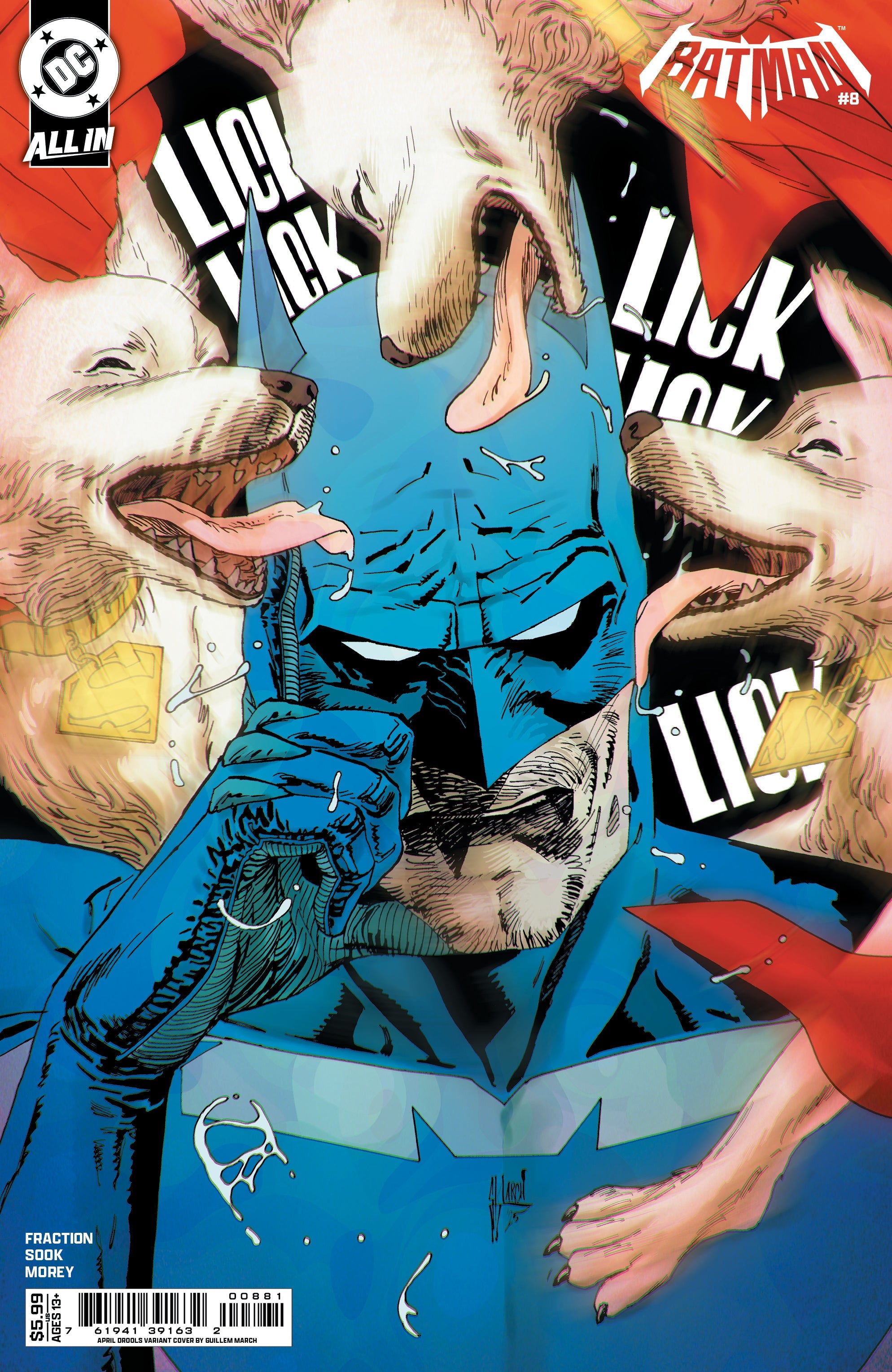 Batman #8 G Guillem March April Drools Variant (04/01/2026) Dc