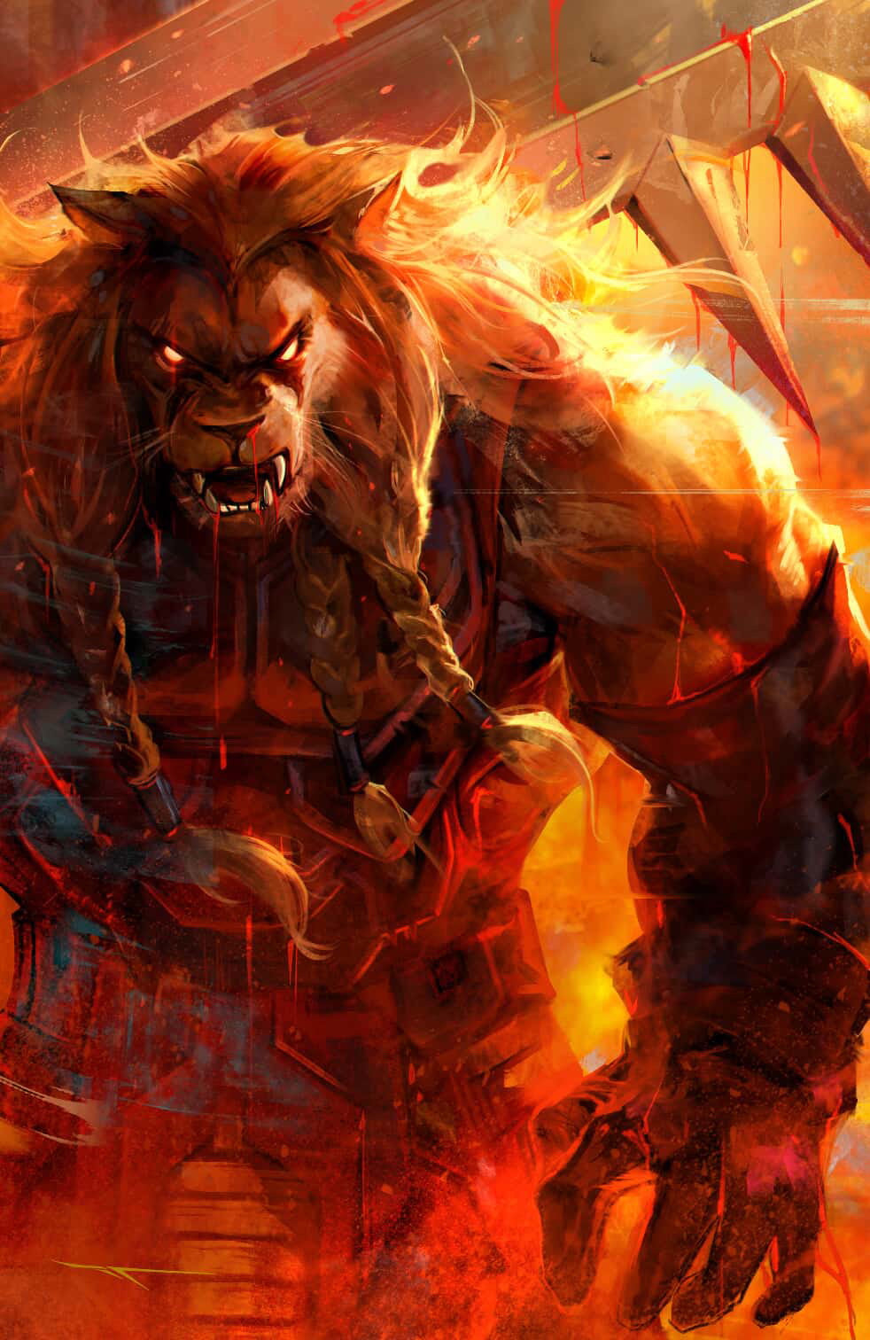 Battle Beast 4 Virgin Foil Cover by Ivan Tao