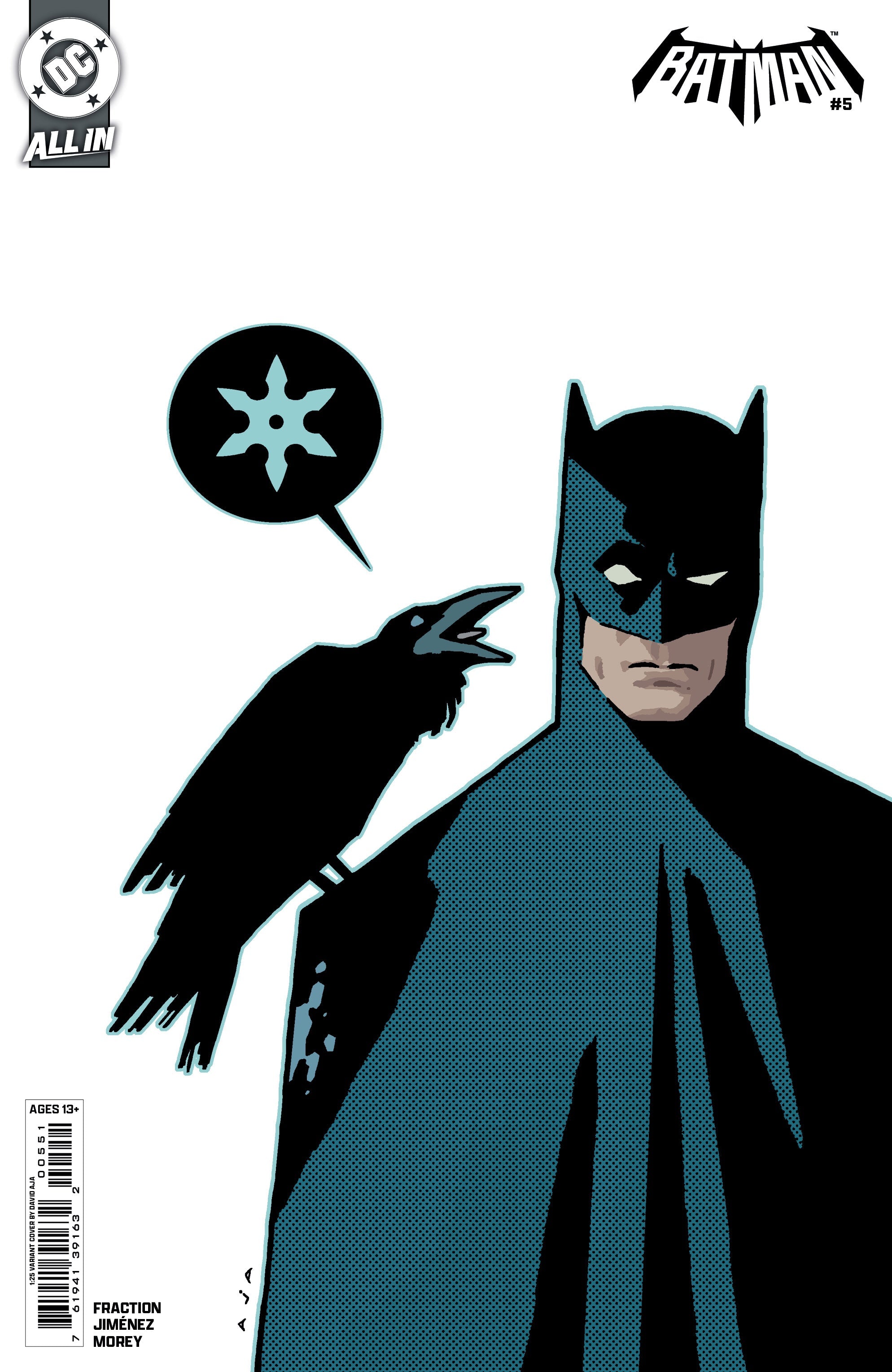 Batman #5 I 1:25 David Aja Variant (01/07/2026) Dc