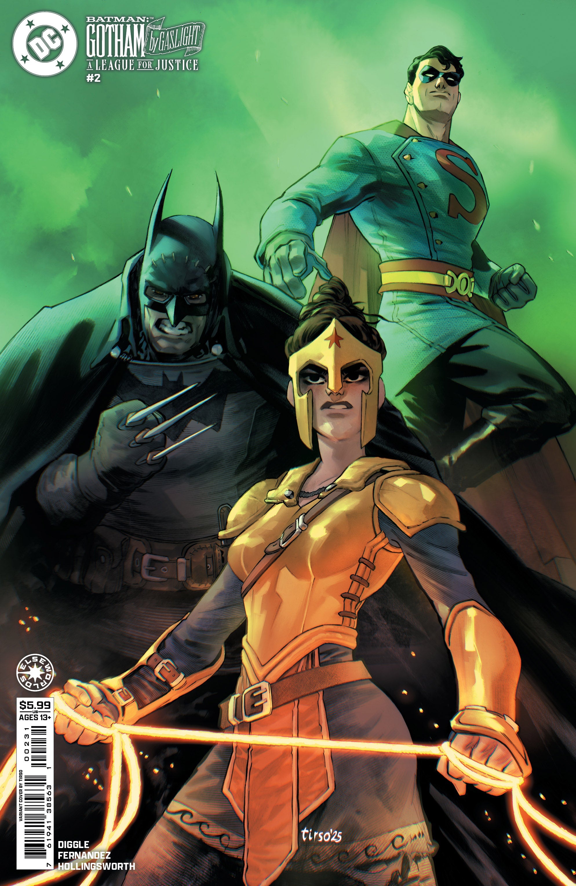Batman Gotham By Gaslight A League For Justice #2 (Of 6) C Tirso Varia