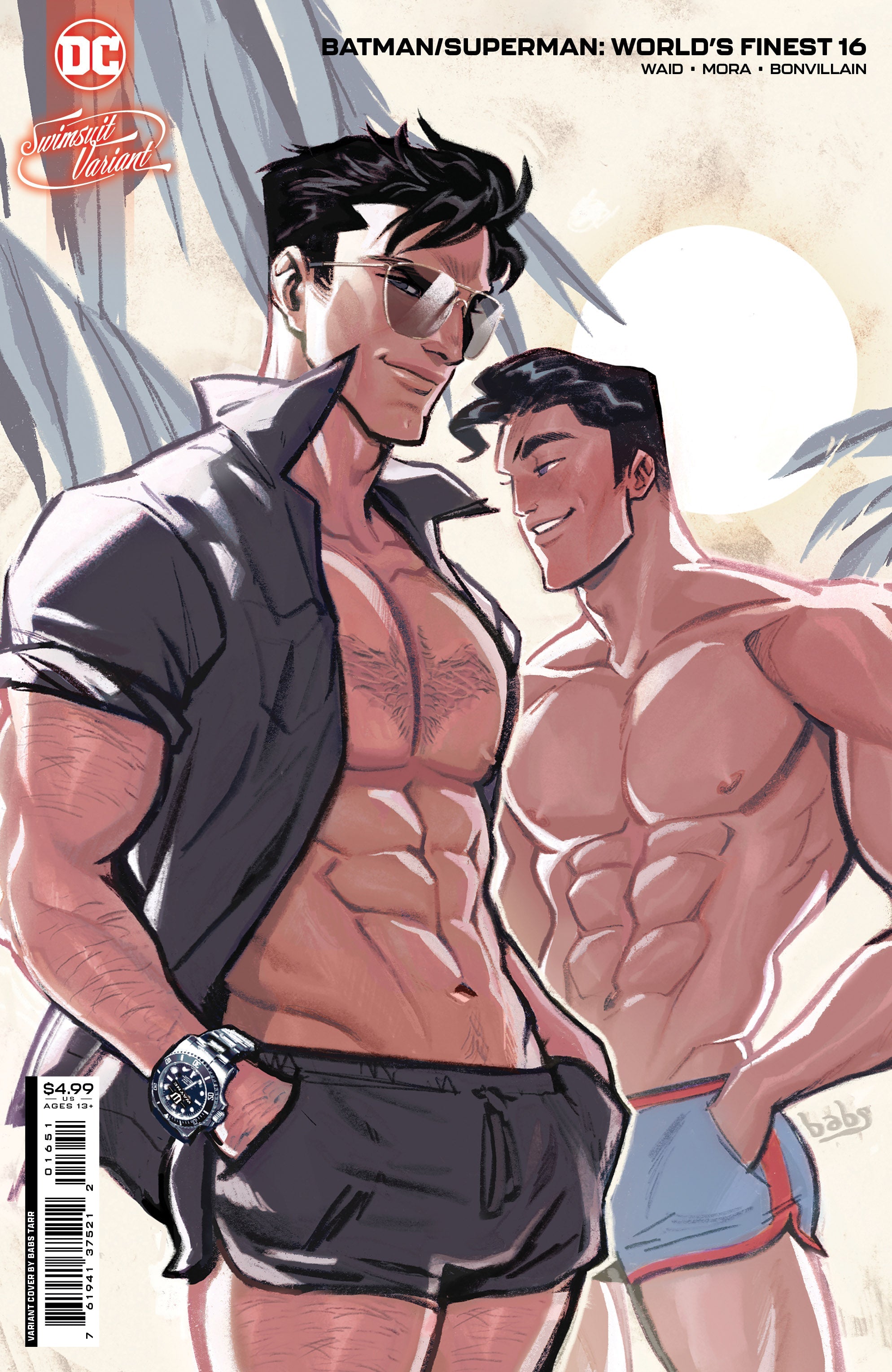 Batman Superman Worlds Finest #16 D Babs Tarr Swimsuit Card Stock Variant (06/20/2023) Dc