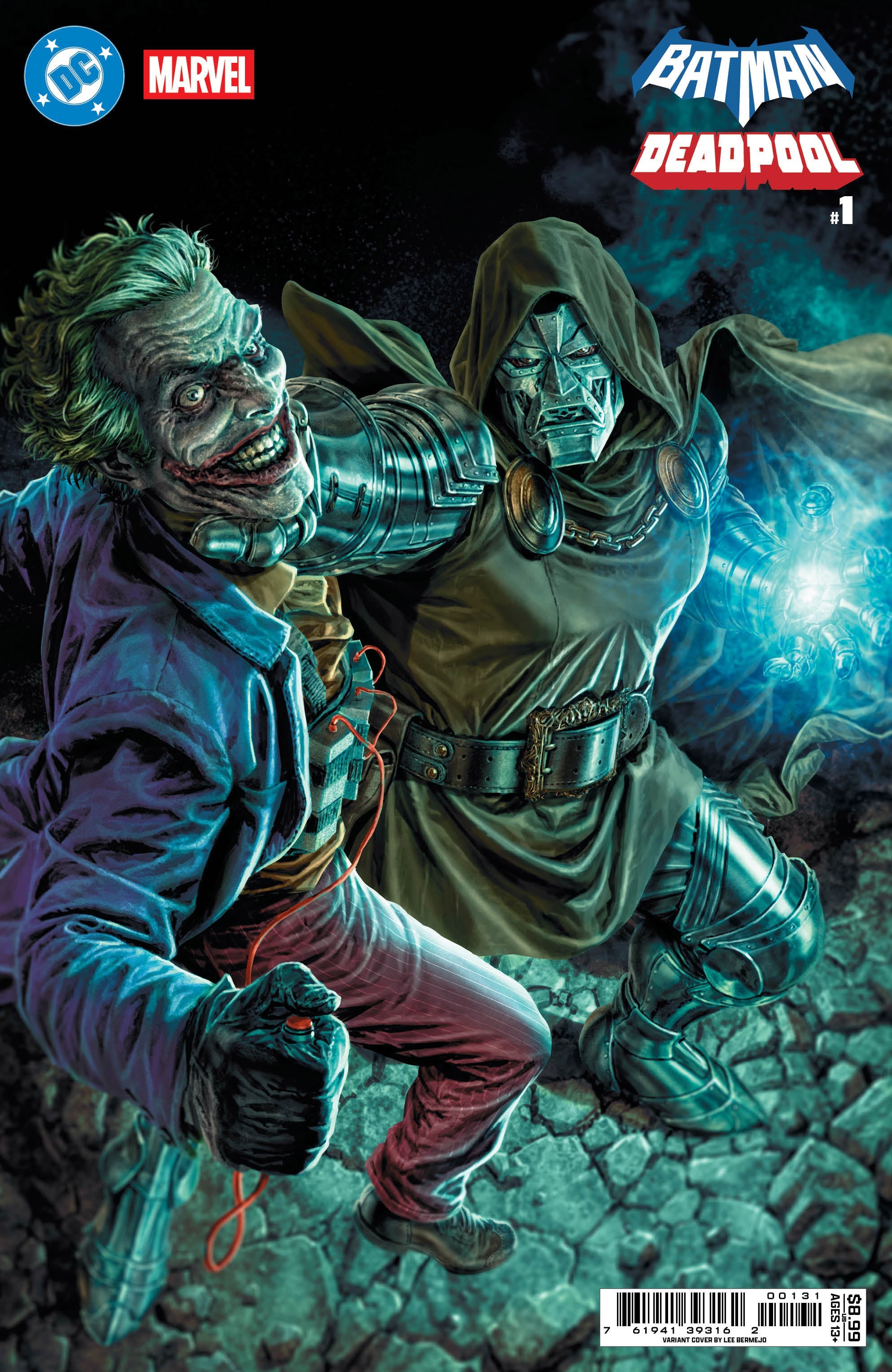 Dc Marvel Batman Deadpool #1 (One Shot) C Lee Bermejo Joker Dr Doom Variant (11/19/2025) Dc
