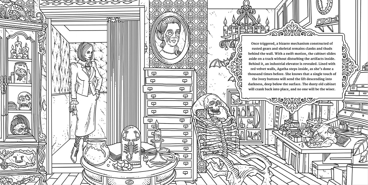 The Beauty of Horror: Ghouliana's Sanctuary for Monsters--A GOREgeous Storybook to Color