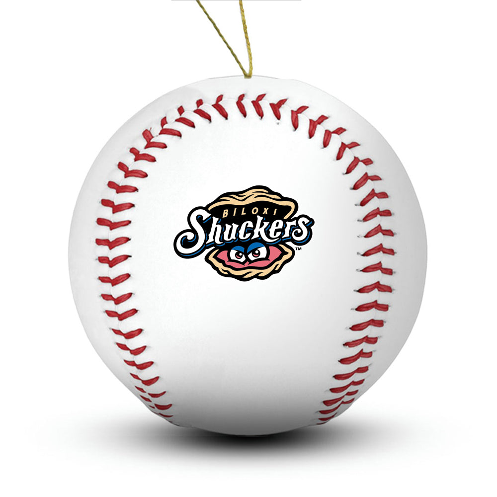 Biloxi Shuckers Baseball Ornament - Authentic Series