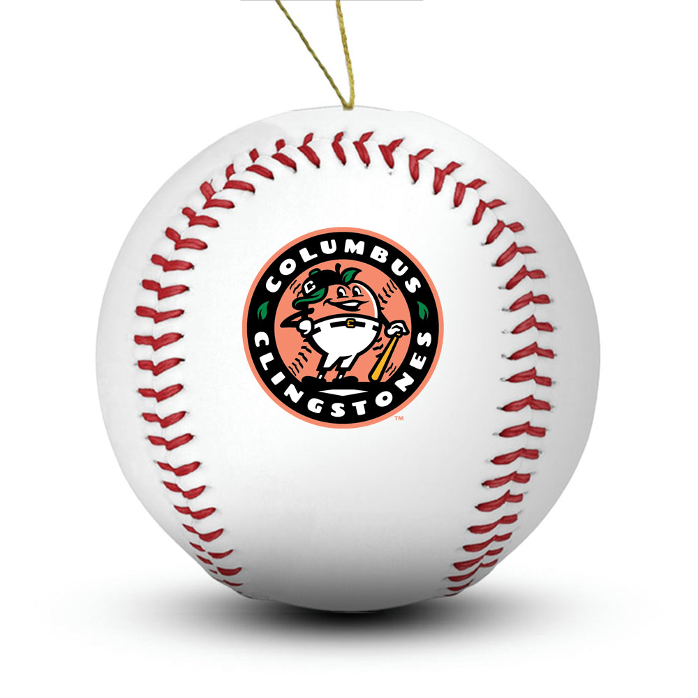 Columbus Clingstones Baseball Ornament - Authentic Series
