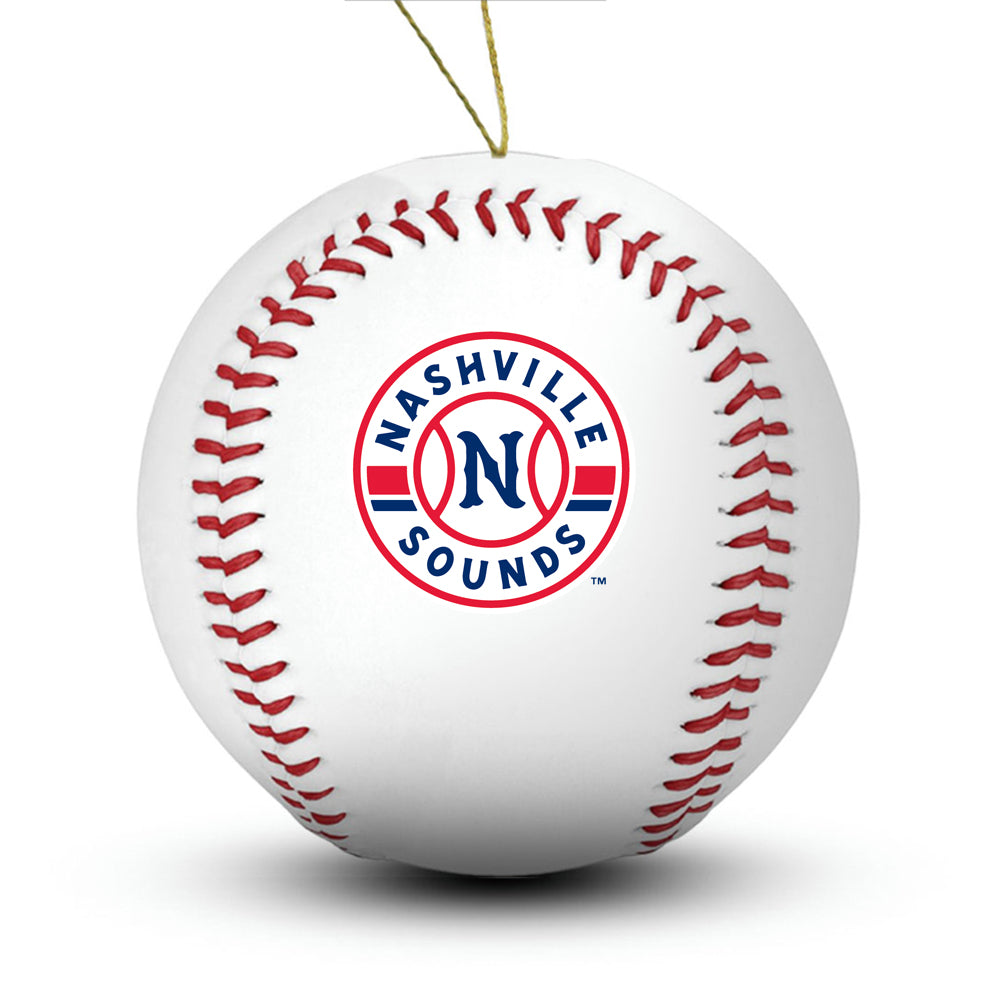 Nashville Sounds Baseball Ornament - Authentic Series