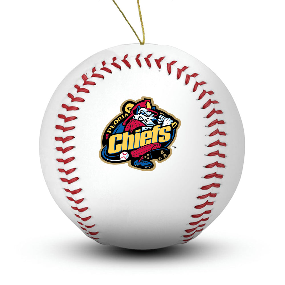 Peoria Chiefs Baseball Ornament - Authentic Series