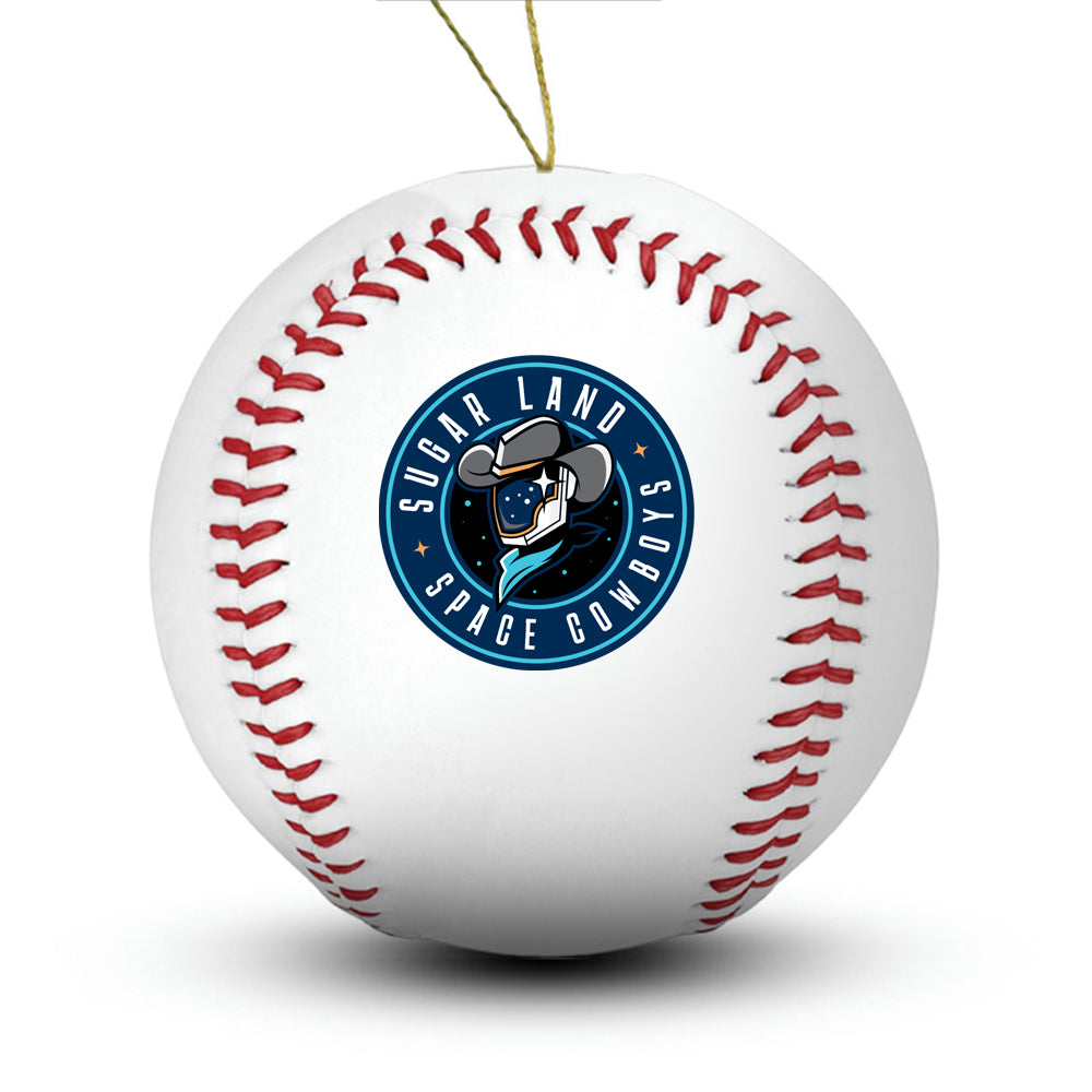 Sugar Land Space Cowboys Baseball Ornament - Authentic Series