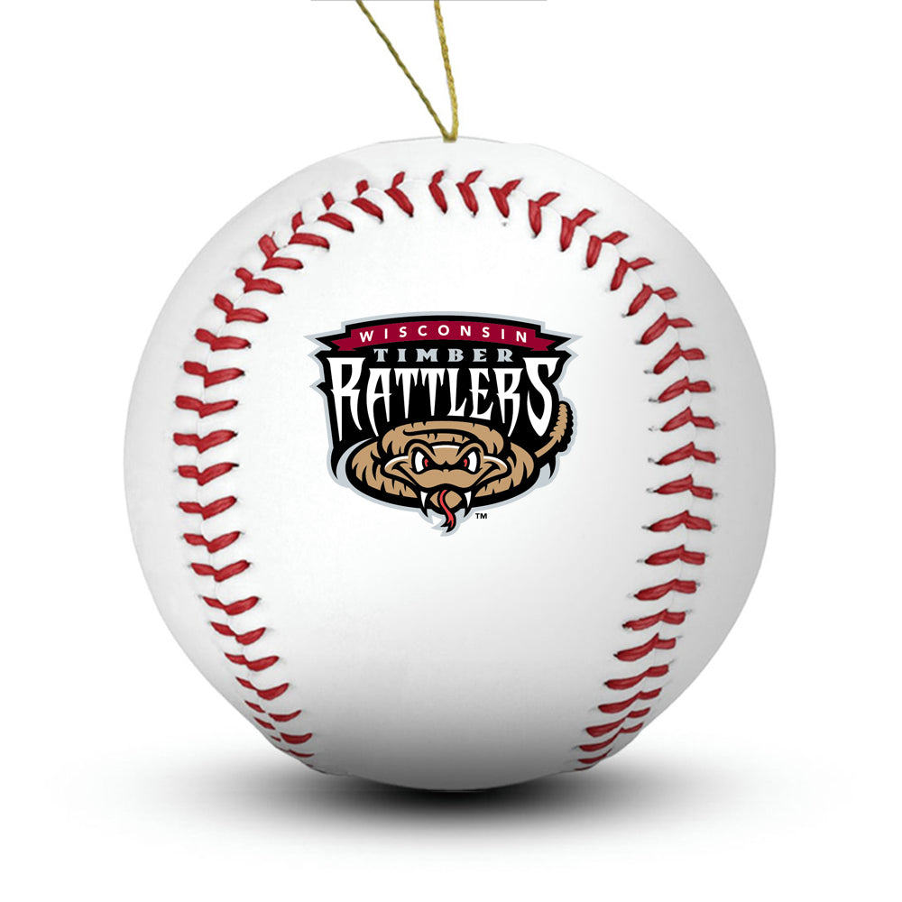 Wisconsin Timber Rattlers Baseball Ornament - Authentic Series