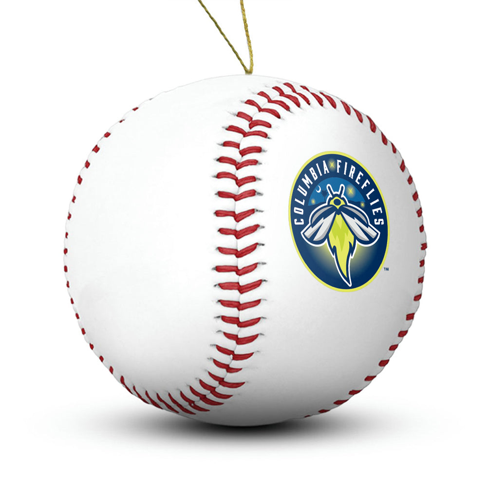 Columbia Fireflies Baseball Ornament - Authentic Series