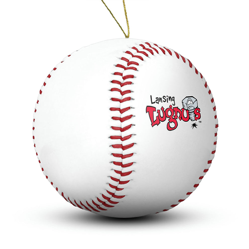 Lansing Lugnuts Baseball Ornament - Authentic Series