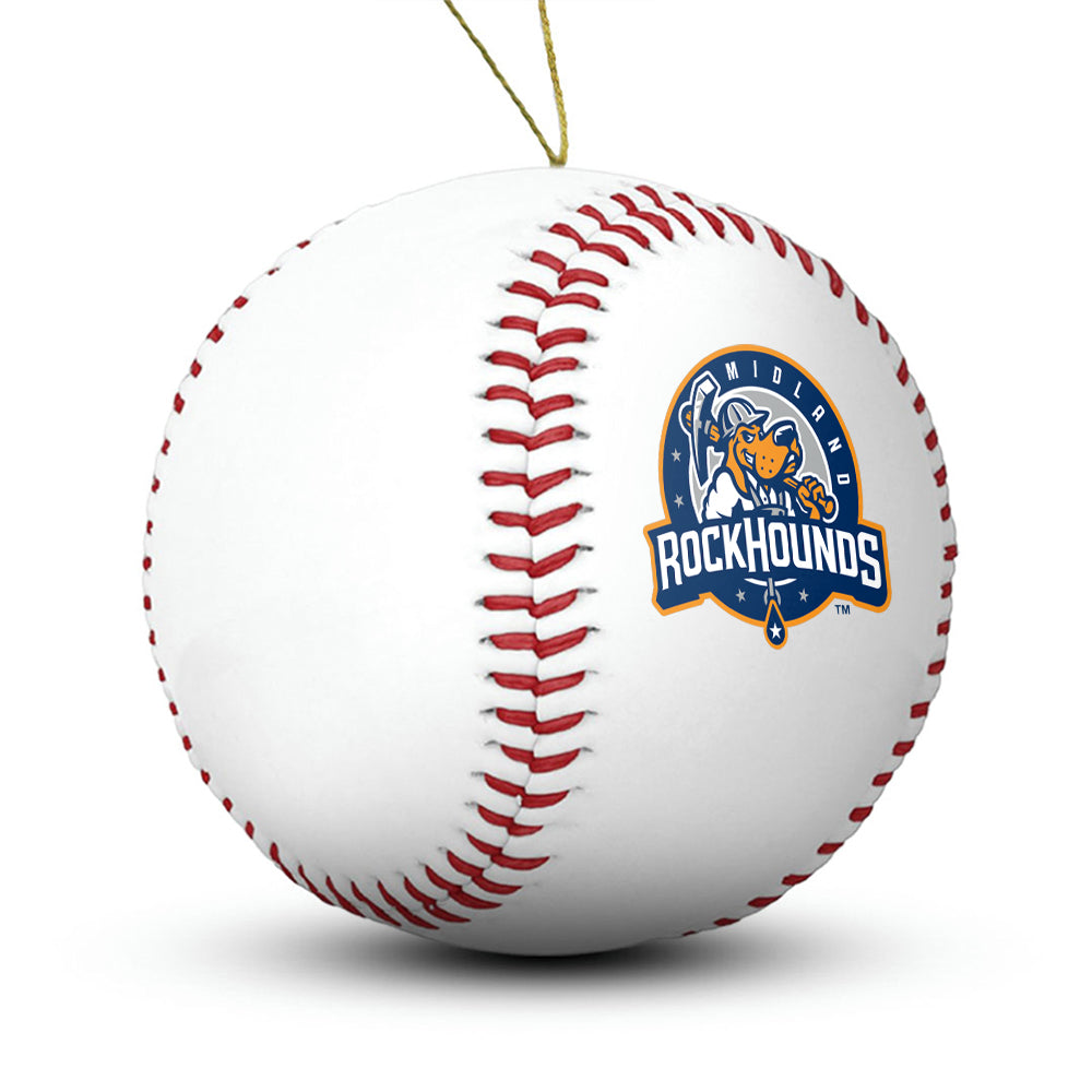 Midland RockHounds Baseball Ornament - Authentic Series