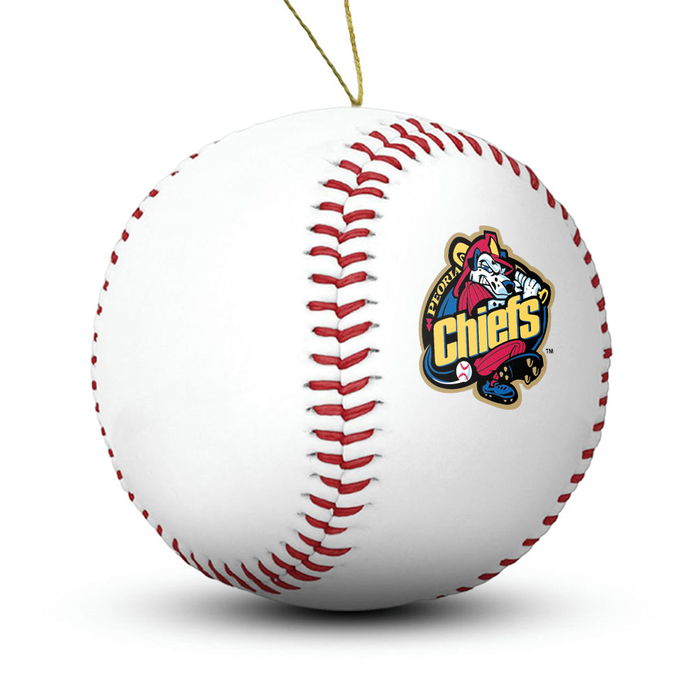 Peoria Chiefs Baseball Ornament - Authentic Series
