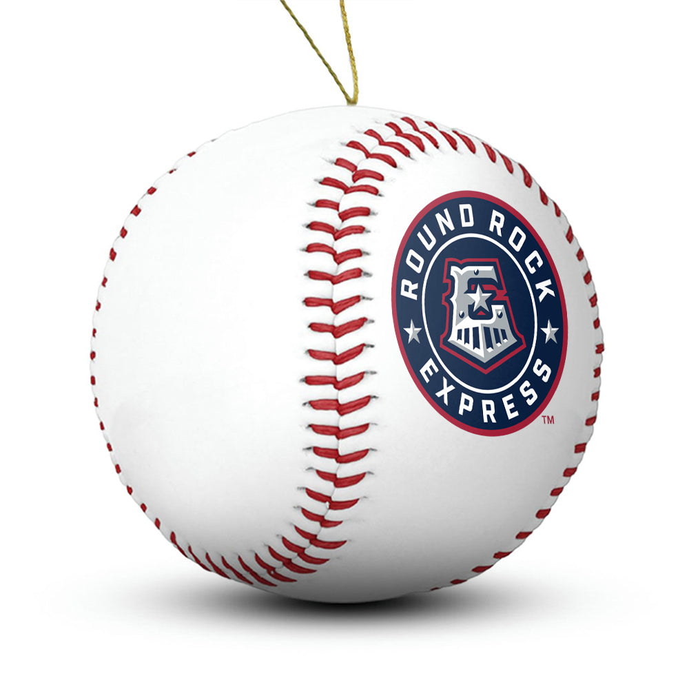 Round Rock Express Baseball Ornament - Authentic Series