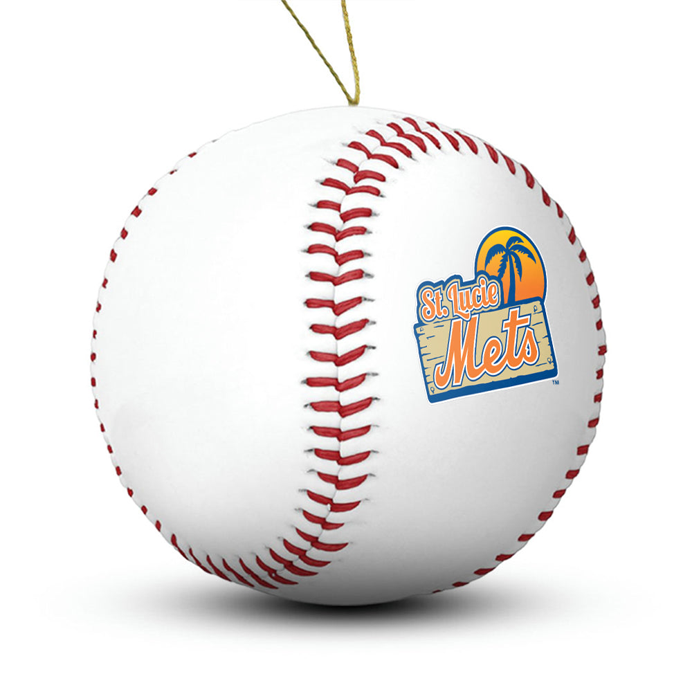 St Lucie Mets Baseball Ornament - Authentic Series
