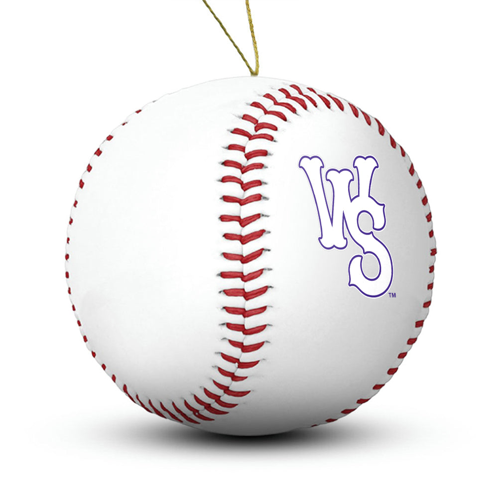 Winston Salem Dash Baseball Ornament - Authentic Series