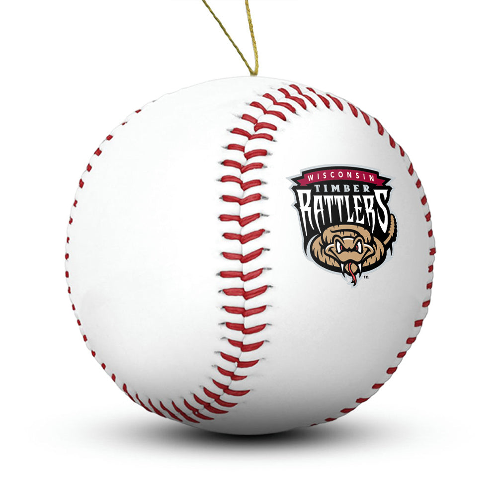 Wisconsin Timber Rattlers Baseball Ornament - Authentic Series