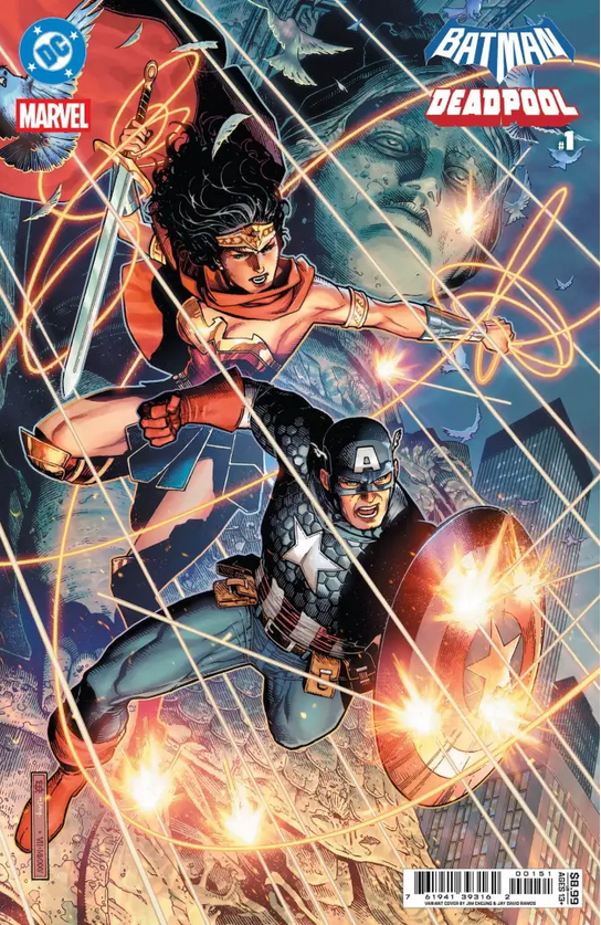 Dc Marvel Batman Deadpool #1 (One Shot) E Jim Cheung Wonder Woman Captain America Variant (11/19/2025) Dc