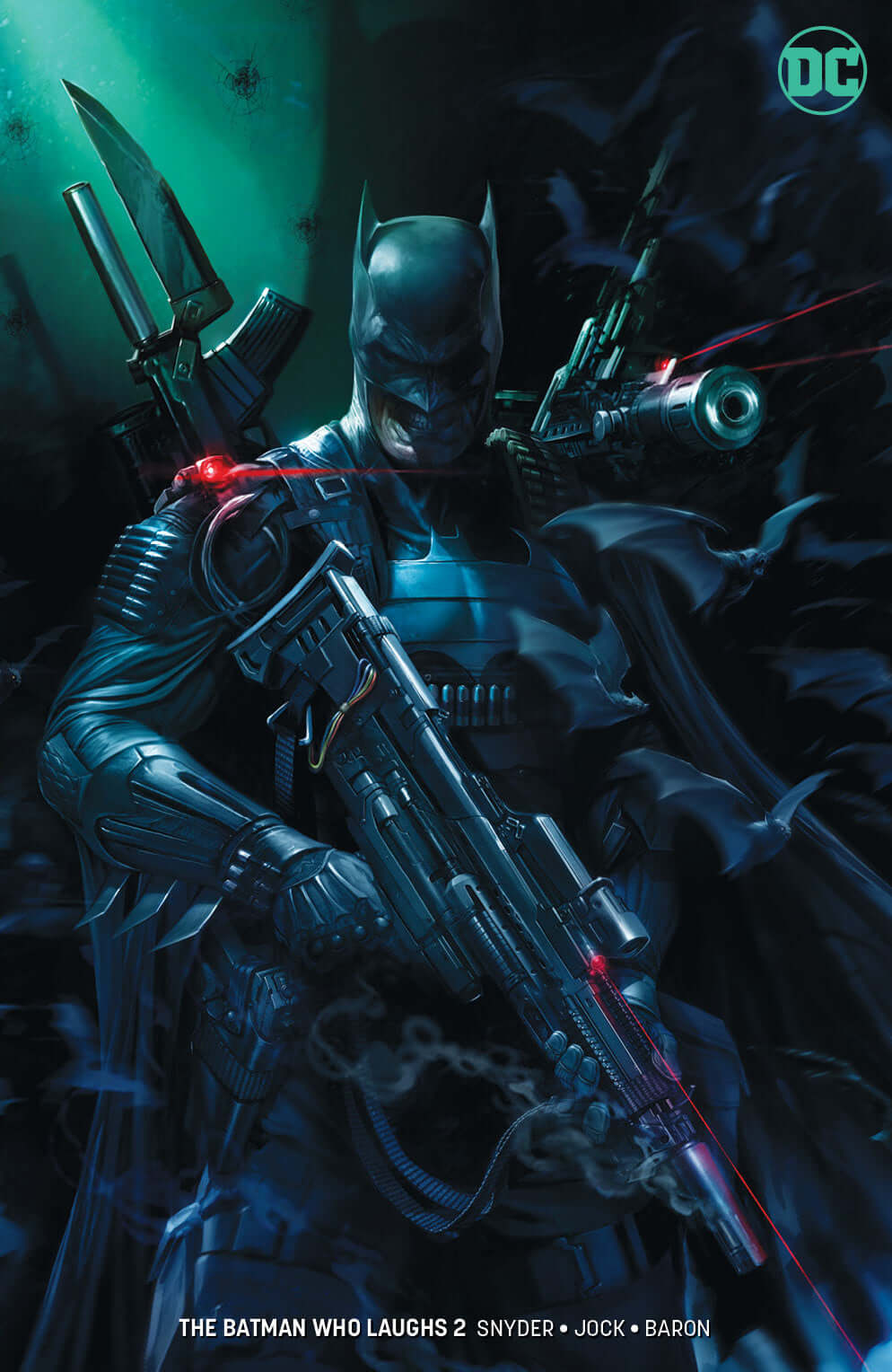 Batman Who Laughs 2 DC Francesco Mattina Virgin Variant Grim Knight Dark Nights Metal (01/16/2019)